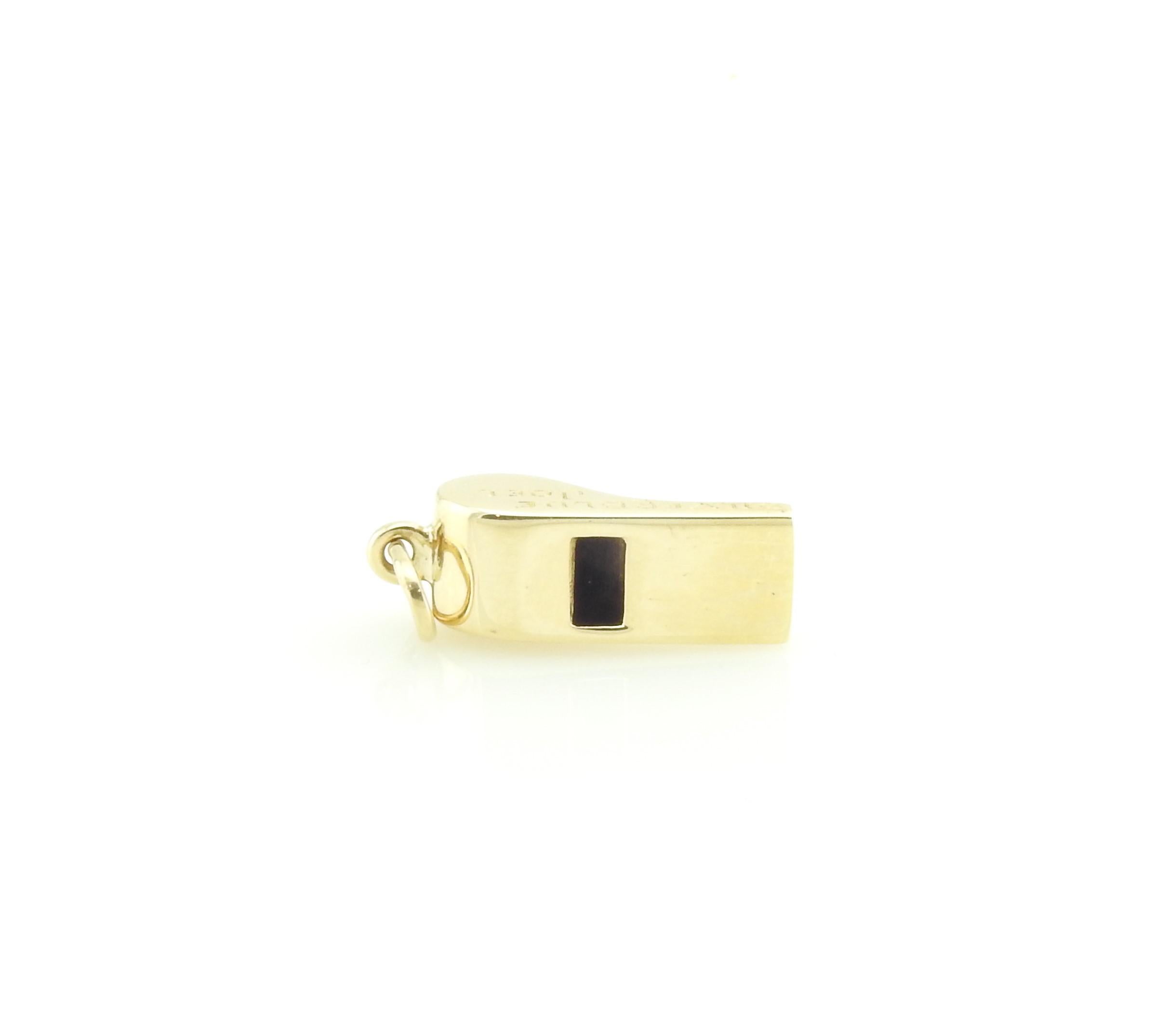 Women's Tiffany & Co. 14 Karat Yellow Gold Whistle Charm