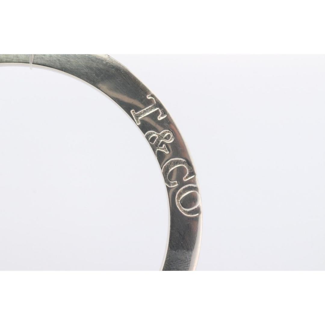 Tiffany & Co. 1837 Sterlingsilber-Armband. RARE flache Scheibe Kreis Armreif Damen