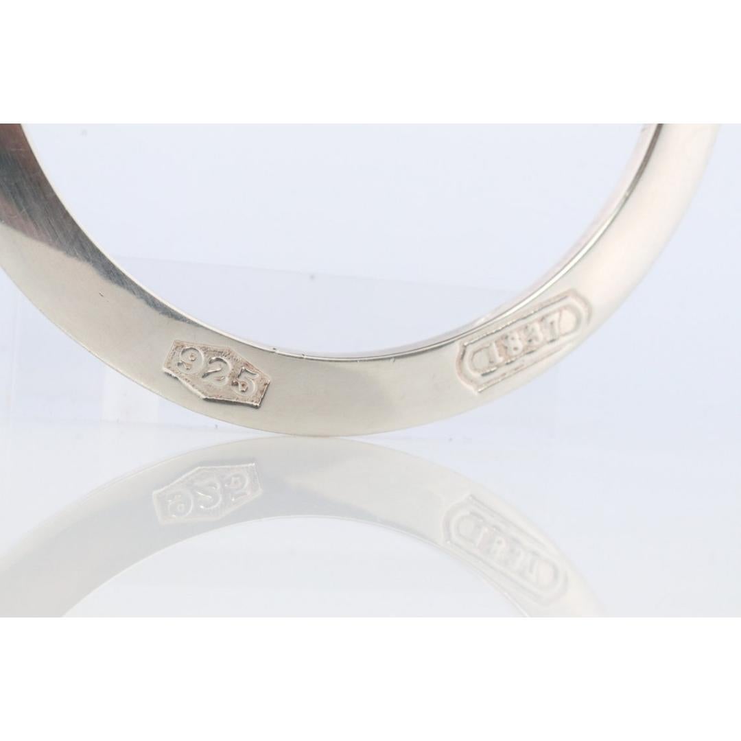 Tiffany & Co. 1837 Sterlingsilber-Armband. RARE flache Scheibe Kreis Armreif 2