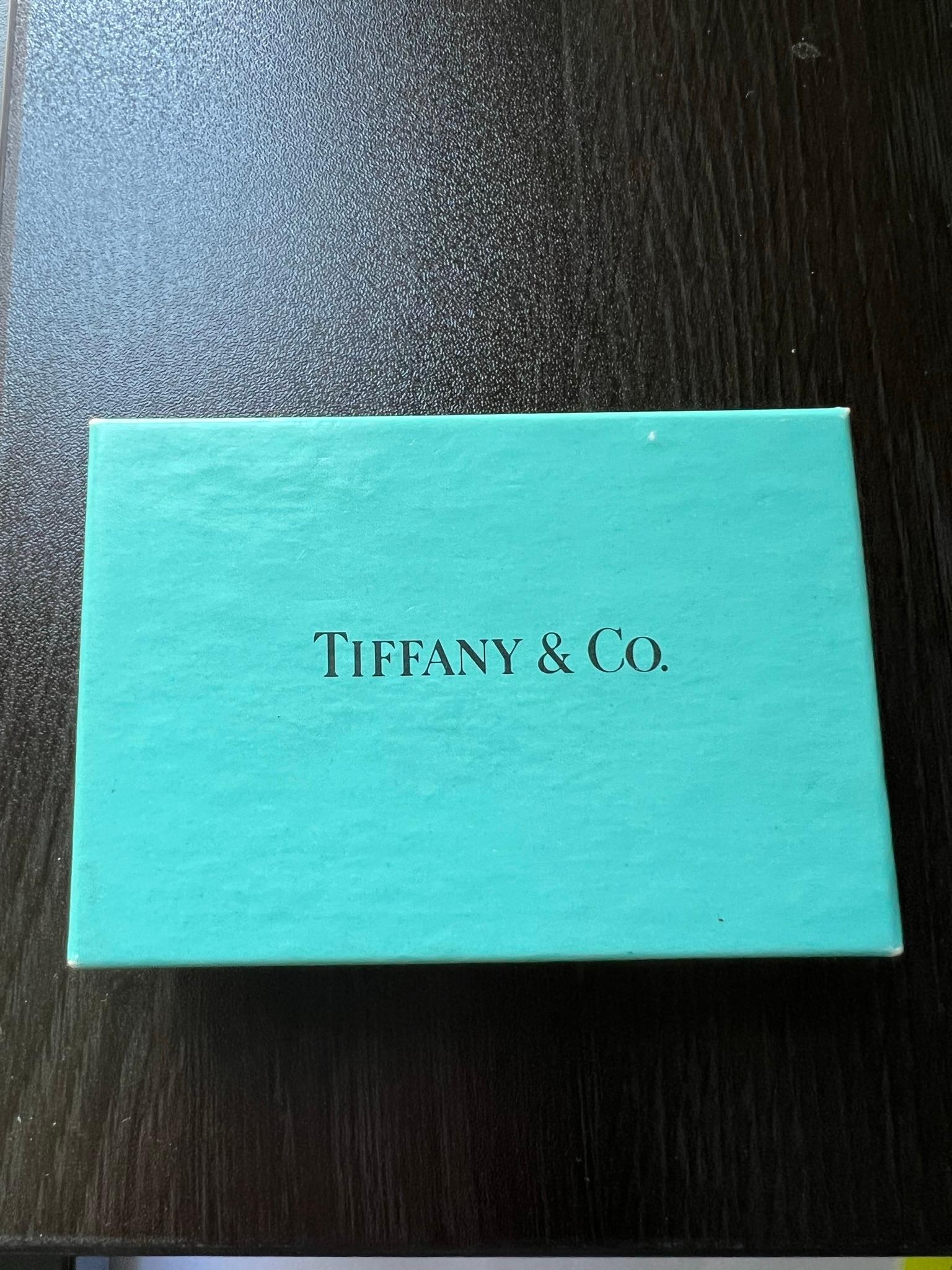 Tiffany and Co., large bague jonc en argent sterling 1837 1