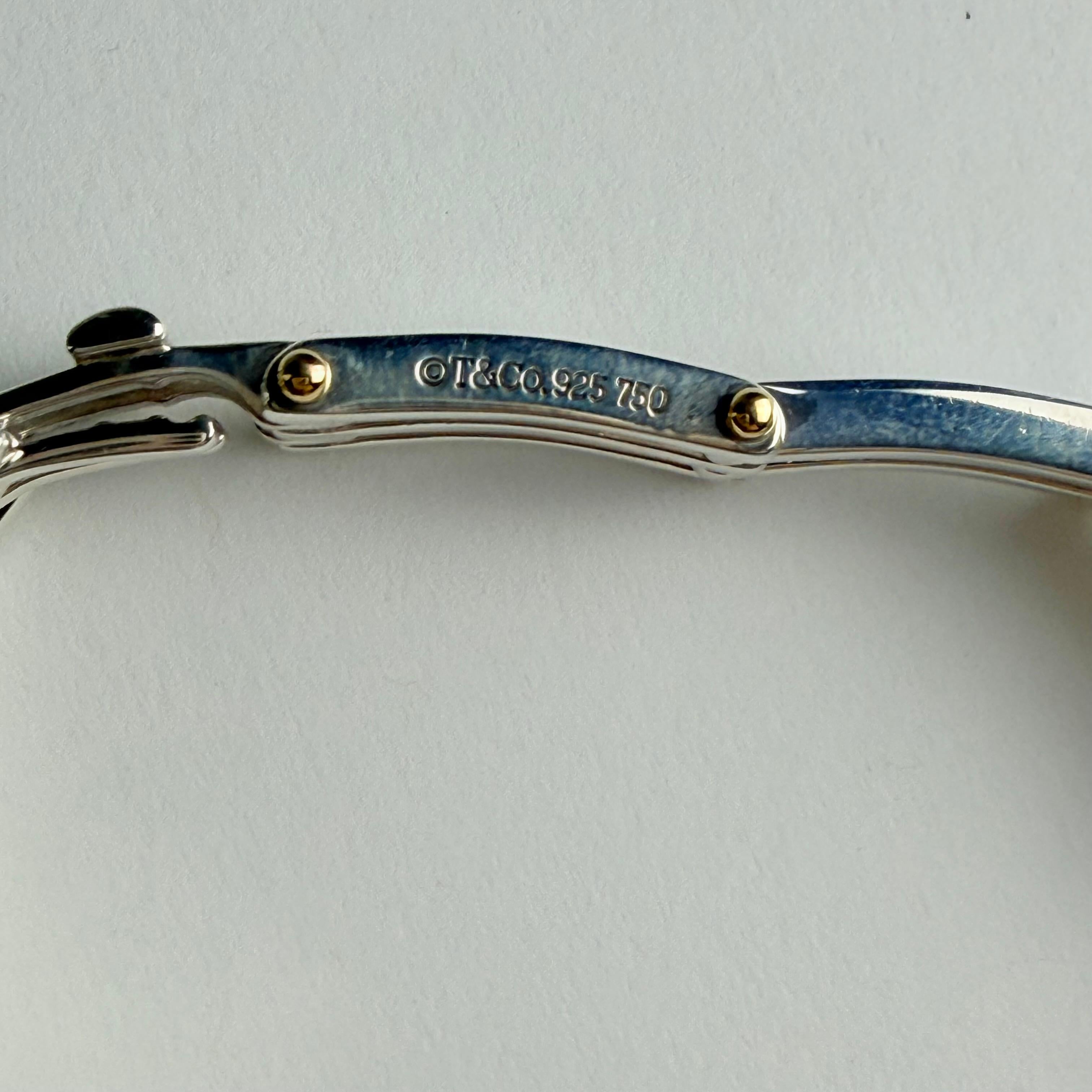 Bracciale A. Link & Co. in oro giallo 18 carati e argento sterling, lunghezza 8