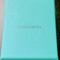 Tiffany and Co. 18K Yellow Gold Diamond Signature X Dangle Drop Earrings