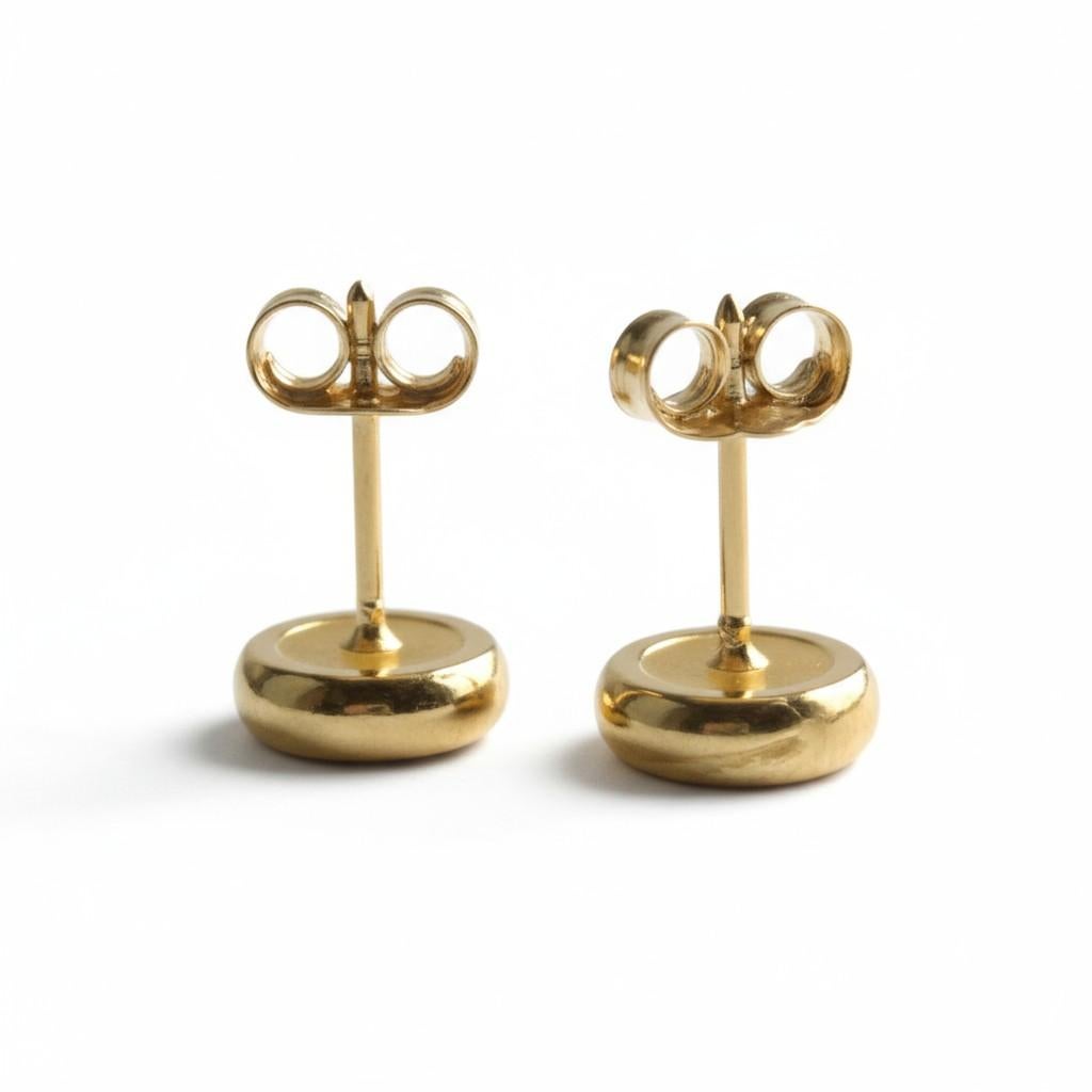 Tiffany & Co. Orecchini a perno a spirale in oro giallo 18k larghi 0,30 pollici in vendita 3