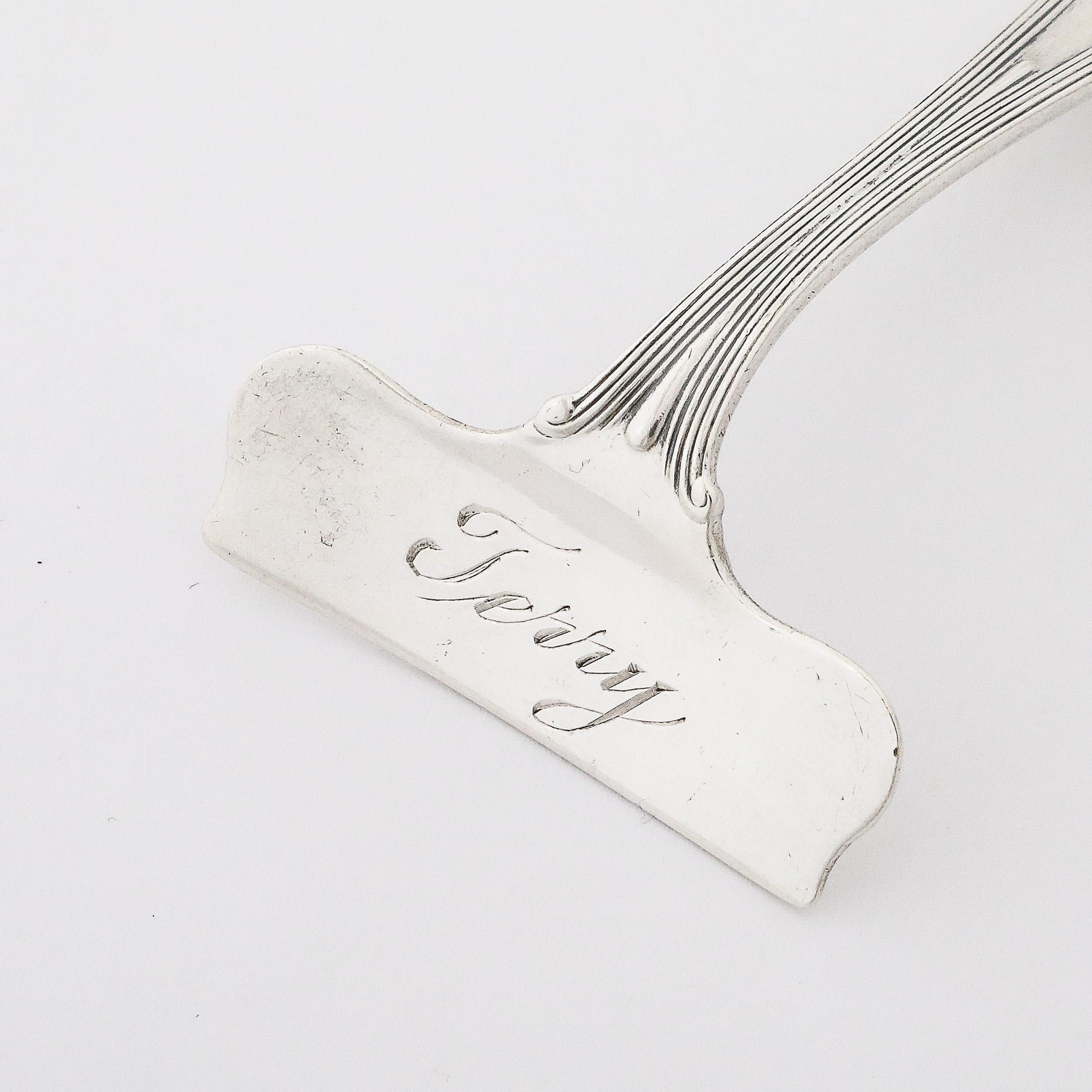 Tiffany and Co. 19th Century Sterling Silver Food Pusher in Pattern IX95 T 2