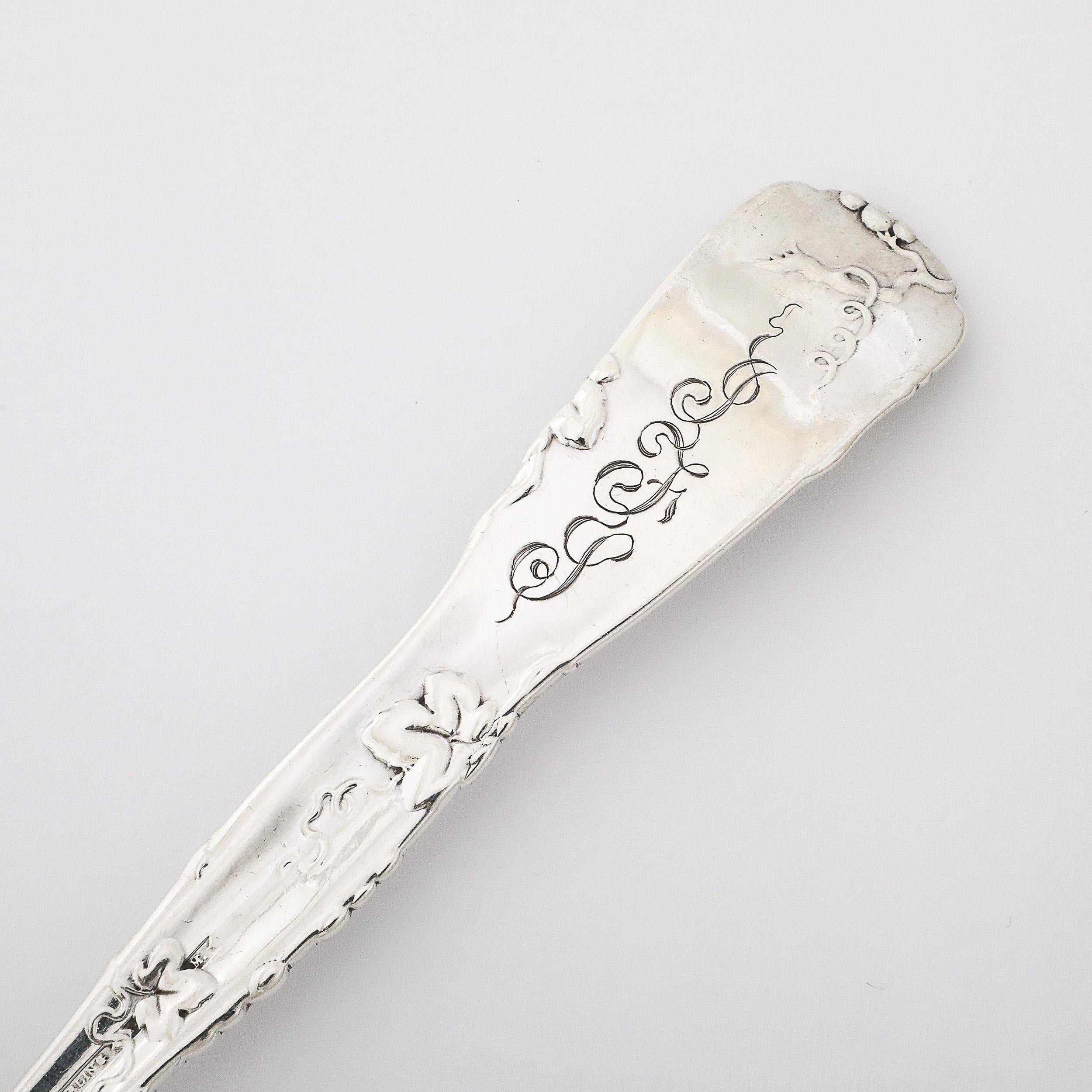 Neoclassical Tiffany and Co. 19th Century Sterling Silver Serving Spoon in 