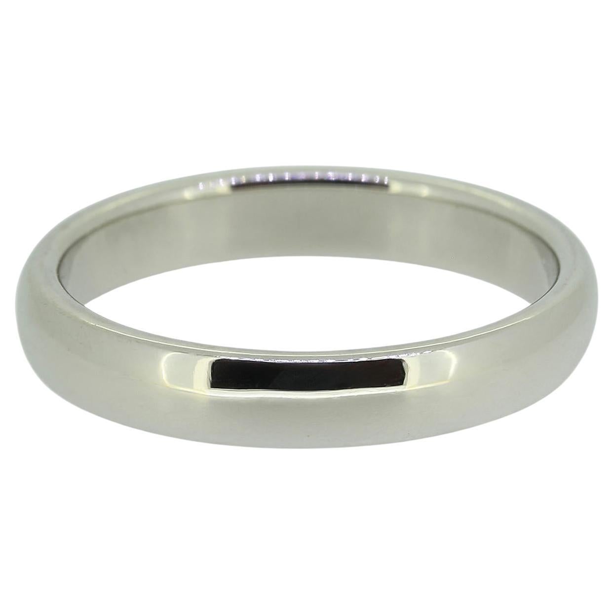 Tiffany & Co. 3mm Band Ring Größe I (48) im Angebot