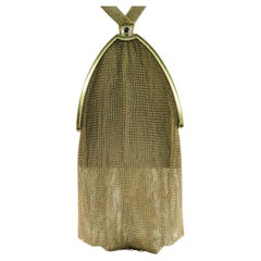 Tiffany and Co Art Deco Purse Gold Mesh Sapphire 14K Gold Tiffany and Co Art Deco Purse Gold Mesh Sapphire 14K Gold