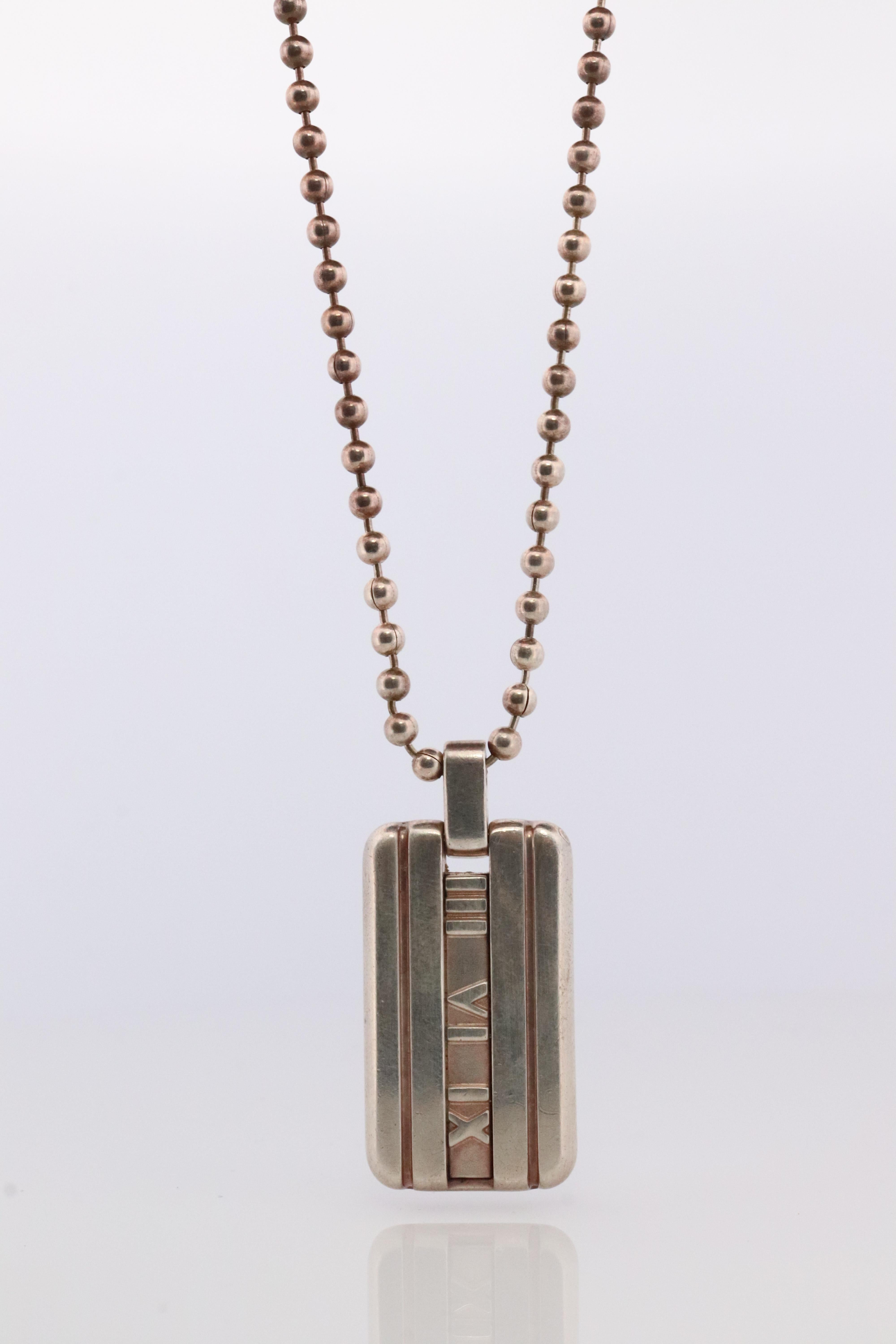 tiffany dog tag