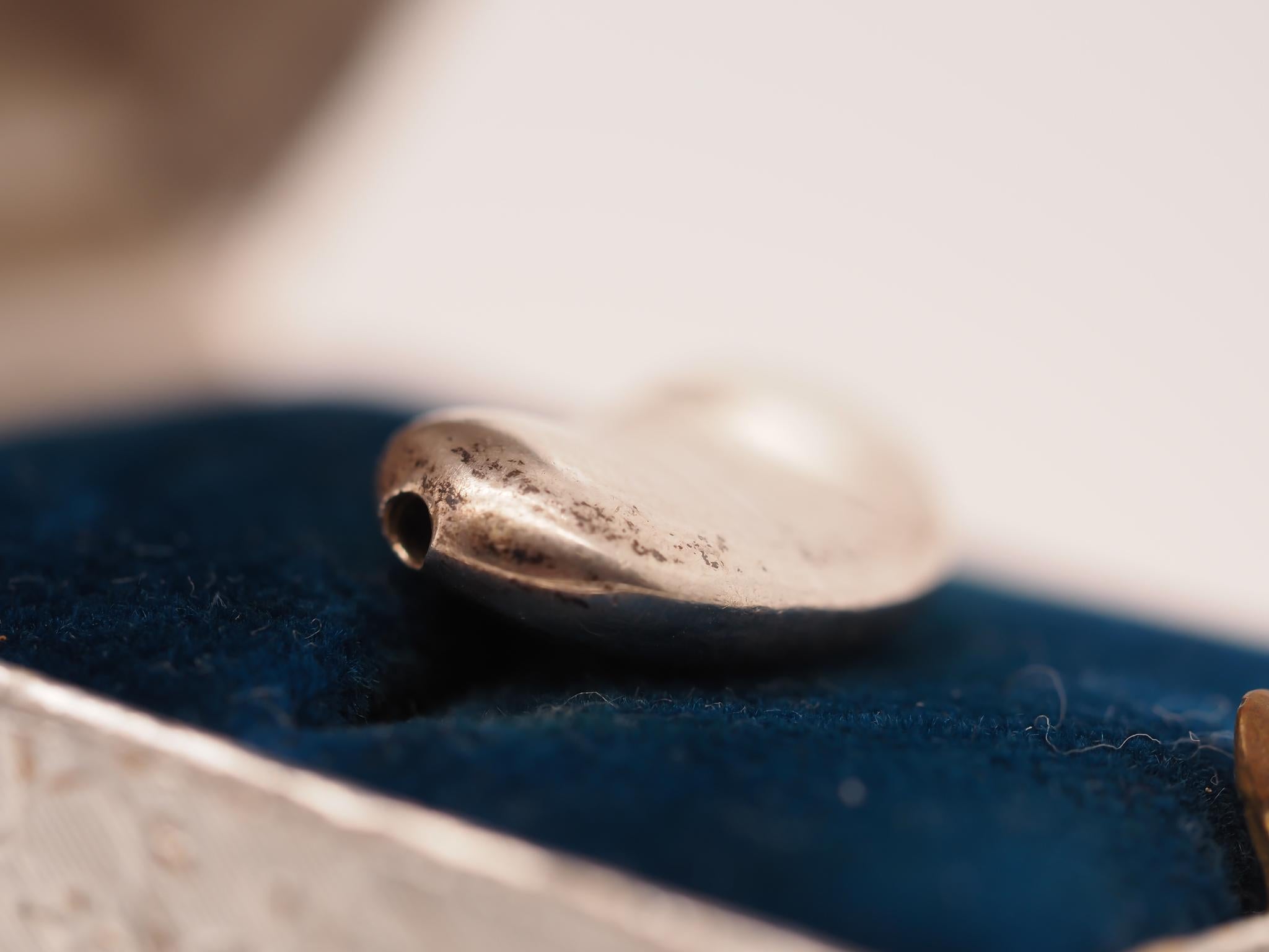 Tiffany and Co Bean Pendant in Sterling Silver In Excellent Condition For Sale In Hicksville, NY