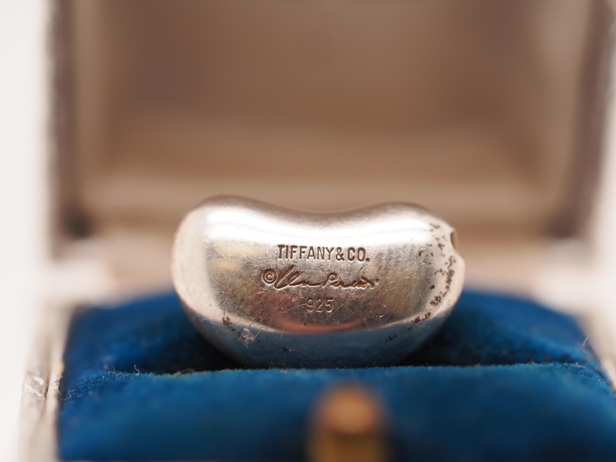 Tiffany and Co Bean Pendant in Sterling Silver For Sale 3