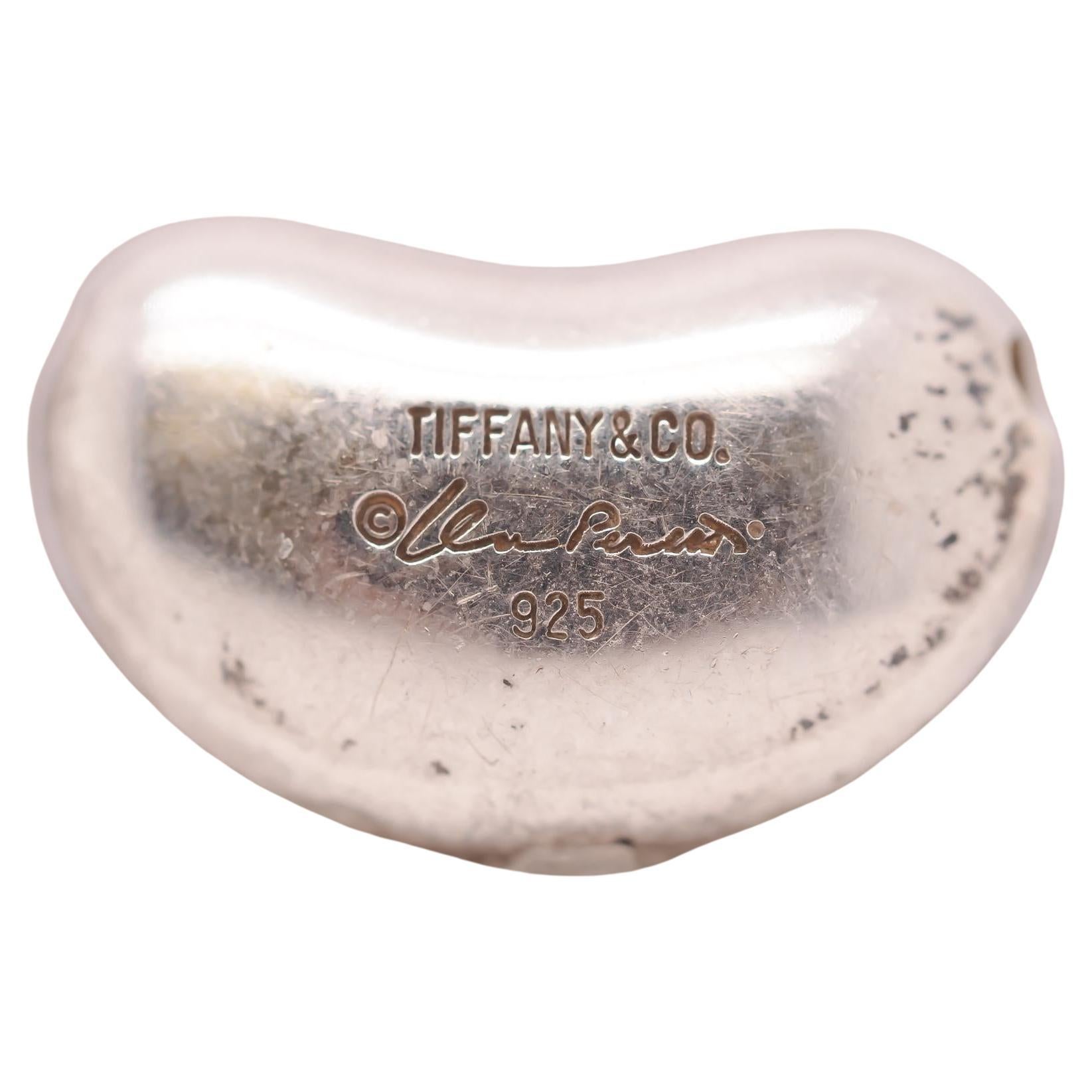 Tiffany and Co Bean Pendant in Sterling Silver For Sale