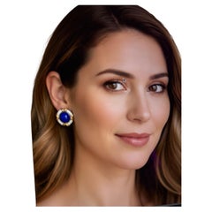 Tiffany 
Co. Orecchini con diamanti in lapislazzuli blu