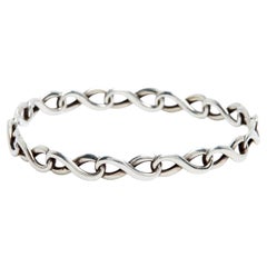Tiffany And Co Bracelet Infinity Sterling Silver Bangle Bracelet Tiffany & Co