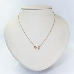 Tiffany and Co. by Paloma Picasso Double Loving Heart Necklace in Rose Gold