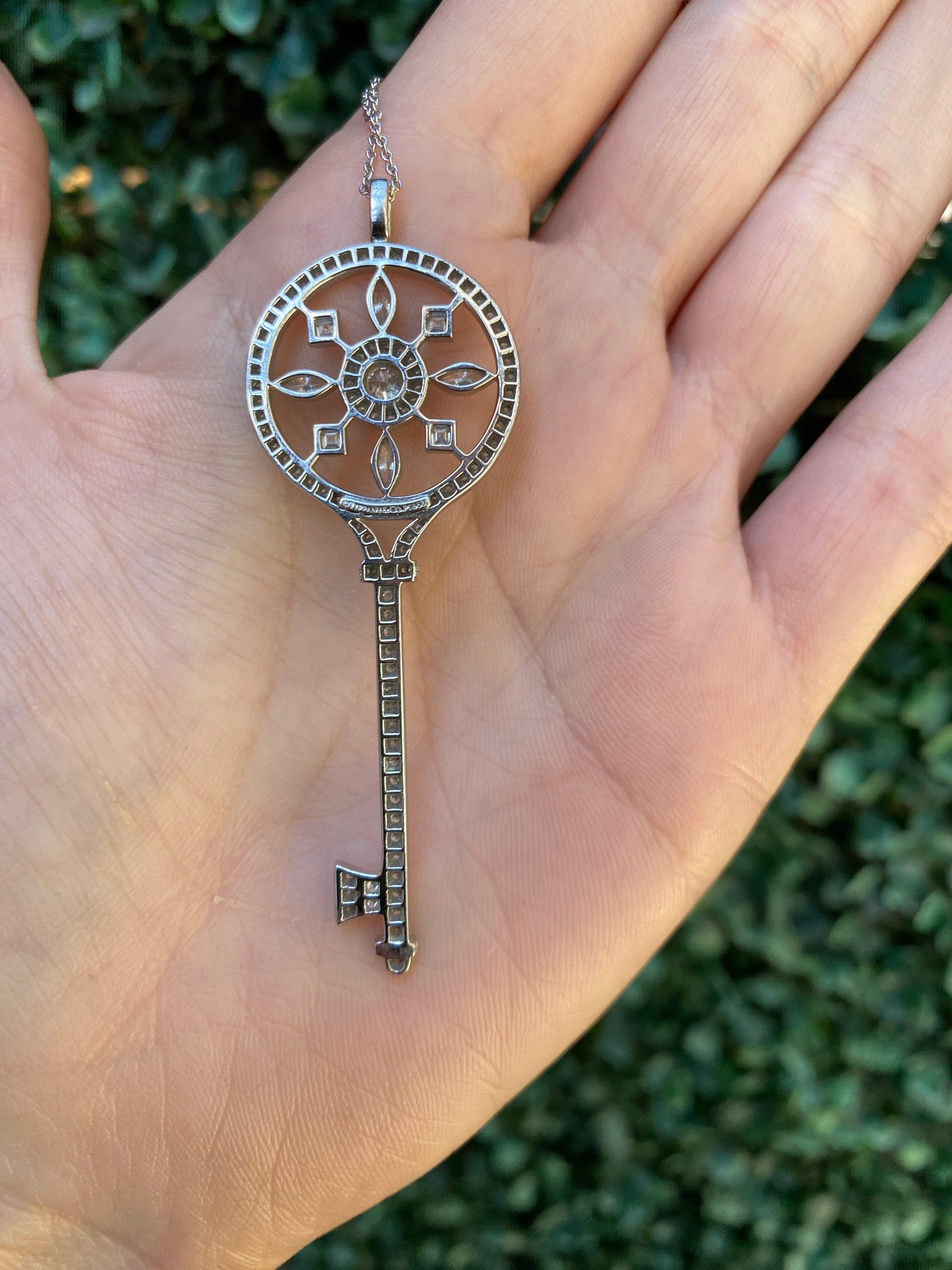 Tiffany & Co. Collana di chiavi con caleidoscopio di diamanti in vendita 5