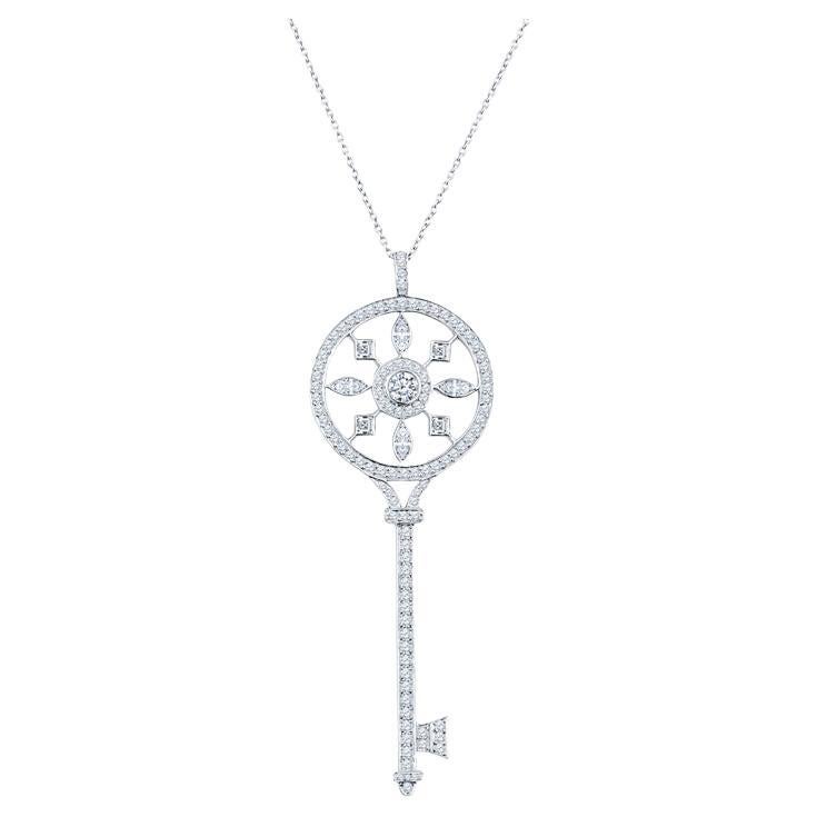 Tiffany und Co. Kaleidoskop-Schlüssel-Halskette mit Diamanten
