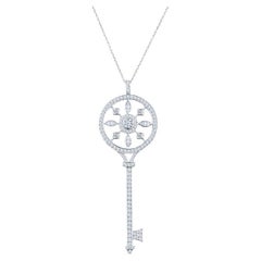 Tiffany and Co. Diamond Kaleidoscope Key Necklace