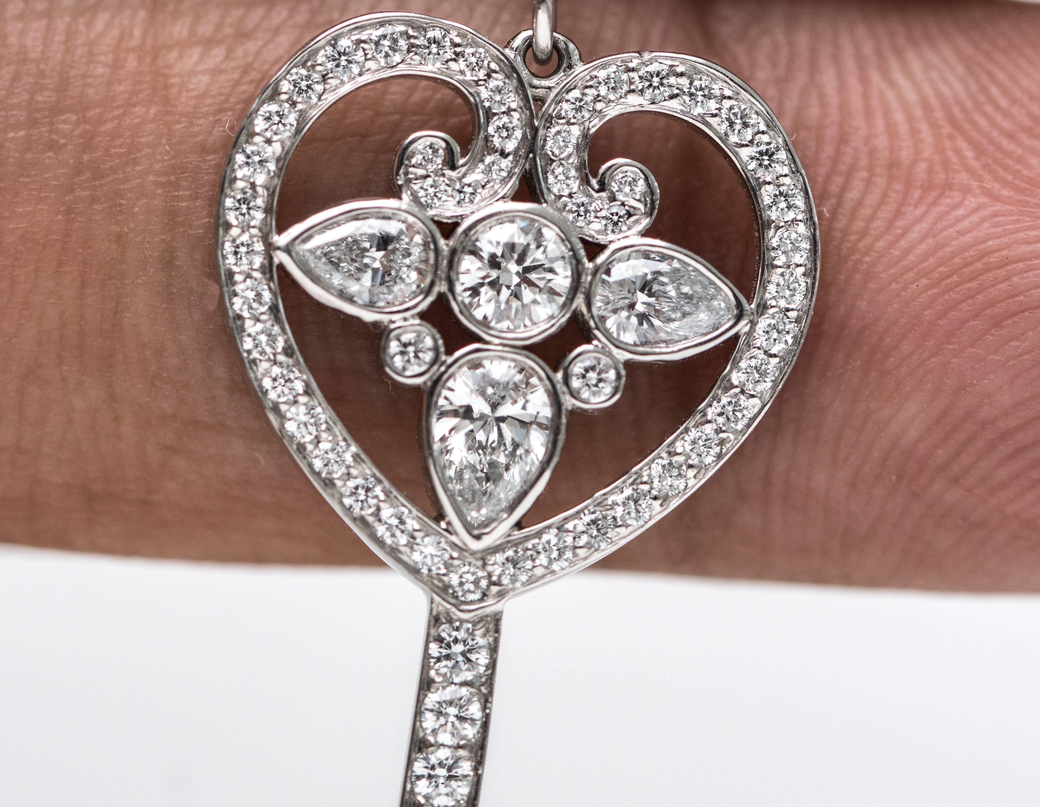 tiffany necklace key
