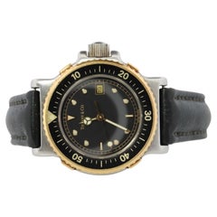 Montre de plongée Tiffany & Co. Montre pour dames Tiffany L0729 en or 18k et acier inoxydable