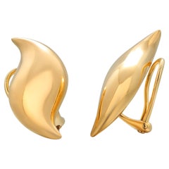 Tiffany & Co. Elsa Peretti, orecchini lunghi da 1,5 pollici in oro giallo 18 carati