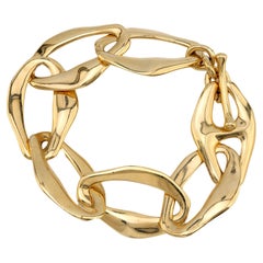 Tiffany and Co. Elsa Peretti, bracelet à bascule égéenne en or jaune 18 carats