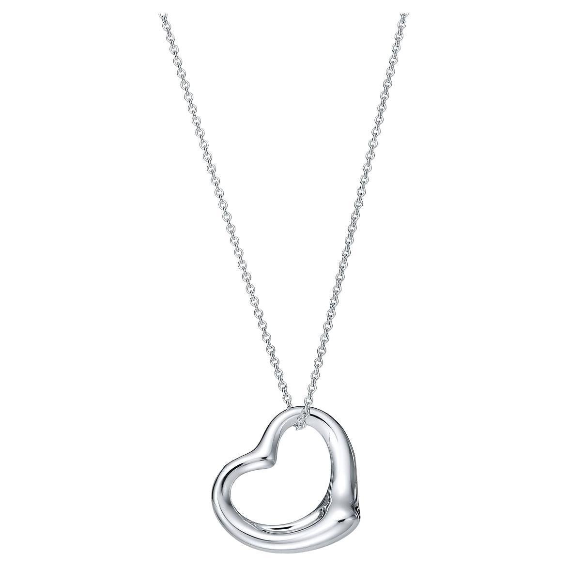 Tiffany and Co. Elsa Peretti Open Heart Necklace