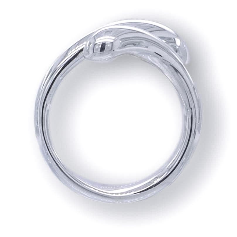 Tiffany & Co Bypass Ring entworfen von Elsa Peretti fein in Sterling Silber verpackt mit 2 Tränen Designs an jedem Ende des Rings. Hergestellt in Spanien. Vollständig gestempelt mit Designer-Logo und Metallgehalt.

Ring-Spezifikationen
Marke: