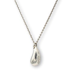 Tiffany & Co. Elsa Peretti Sterling Silver Teardrop Necklace