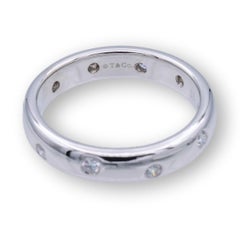 Tiffany and Co. Etoile Diamond Band Ring .22 Carat in Platinum