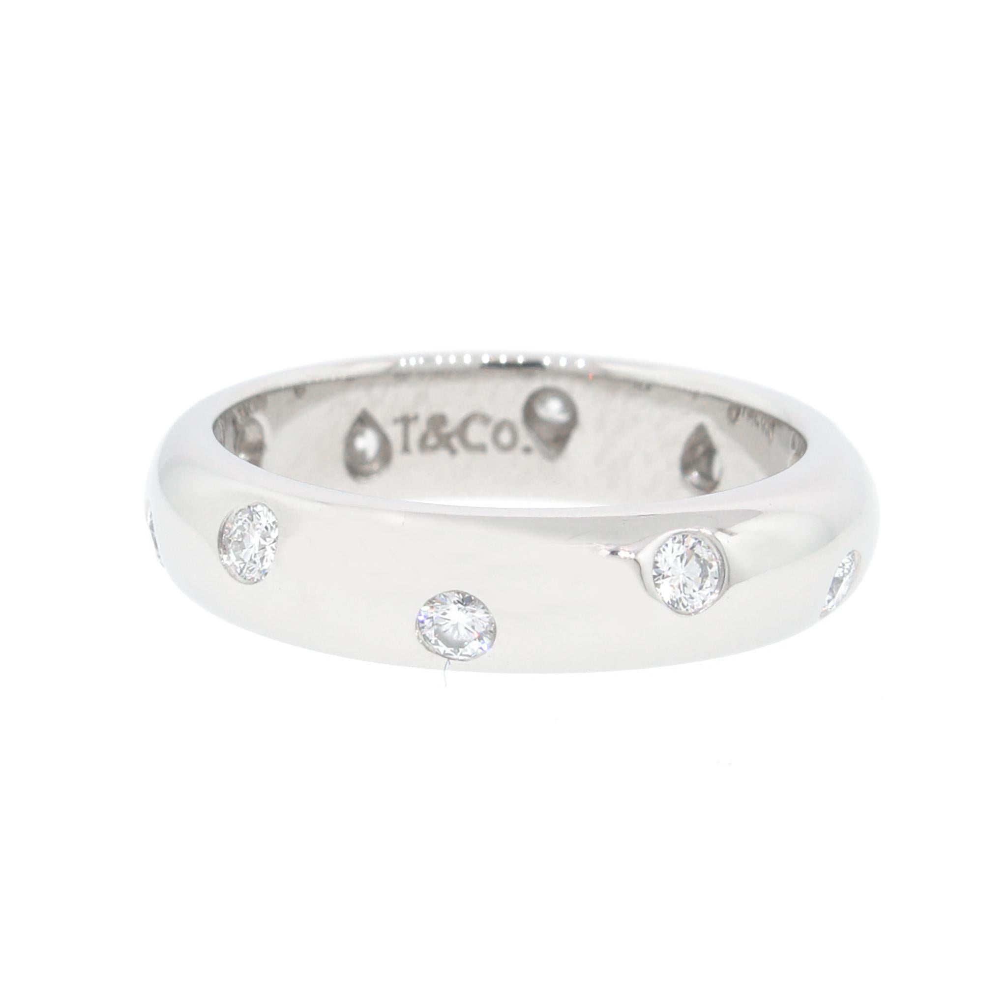 Tiffany und Co. Etoile Diamant-Ring für Damen oder Herren im Angebot