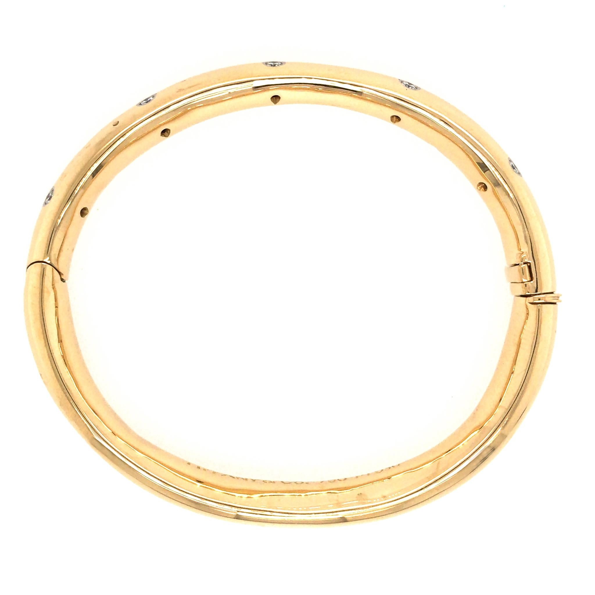 Tiffany & Co. Etoile Diamanten-Vintage-Armspange (Rundschliff)