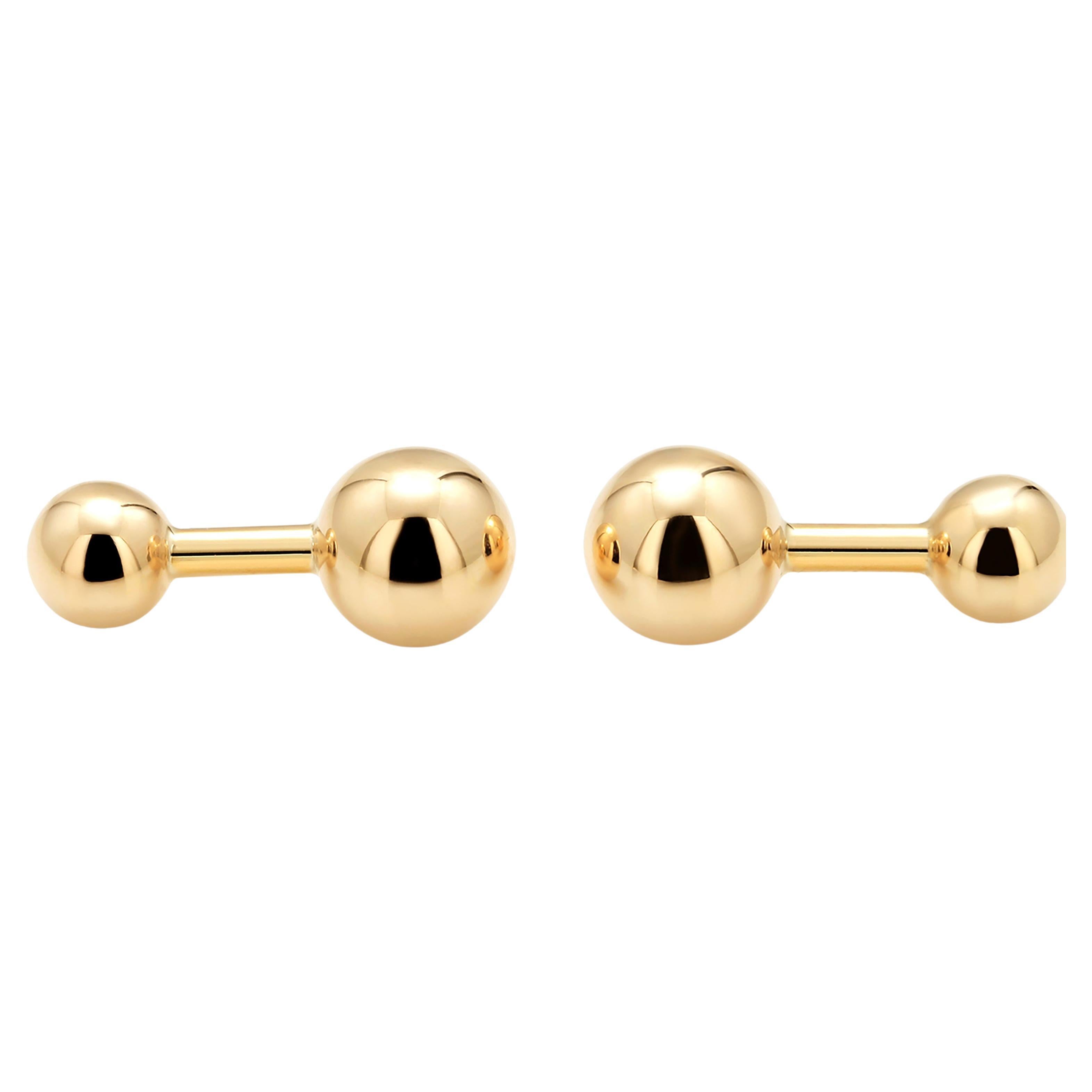 Tiffany and Co. France Gold Ball and Claw Cufflinks at 1stDibs