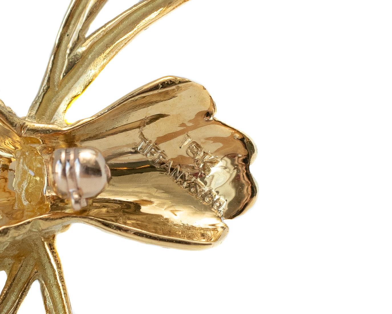 Tiffany & Co. Broche hibou en or Bon état - En vente à Atlanta, GA