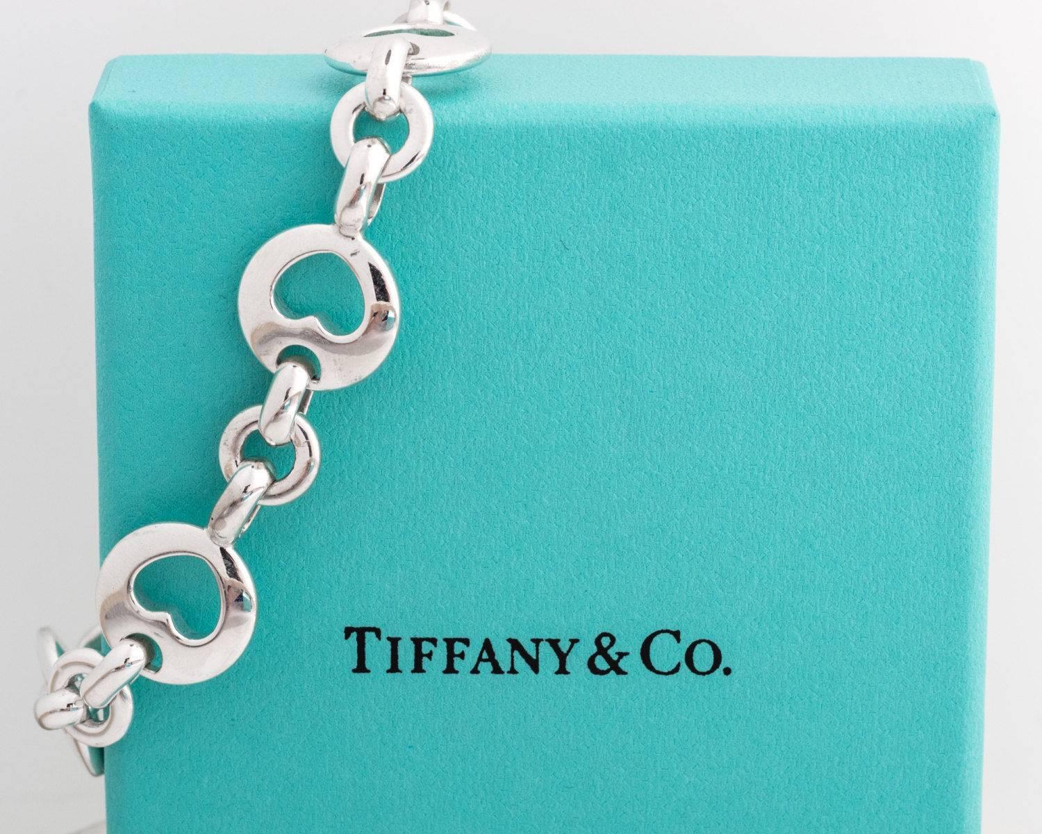tiffany bracelet heart link
