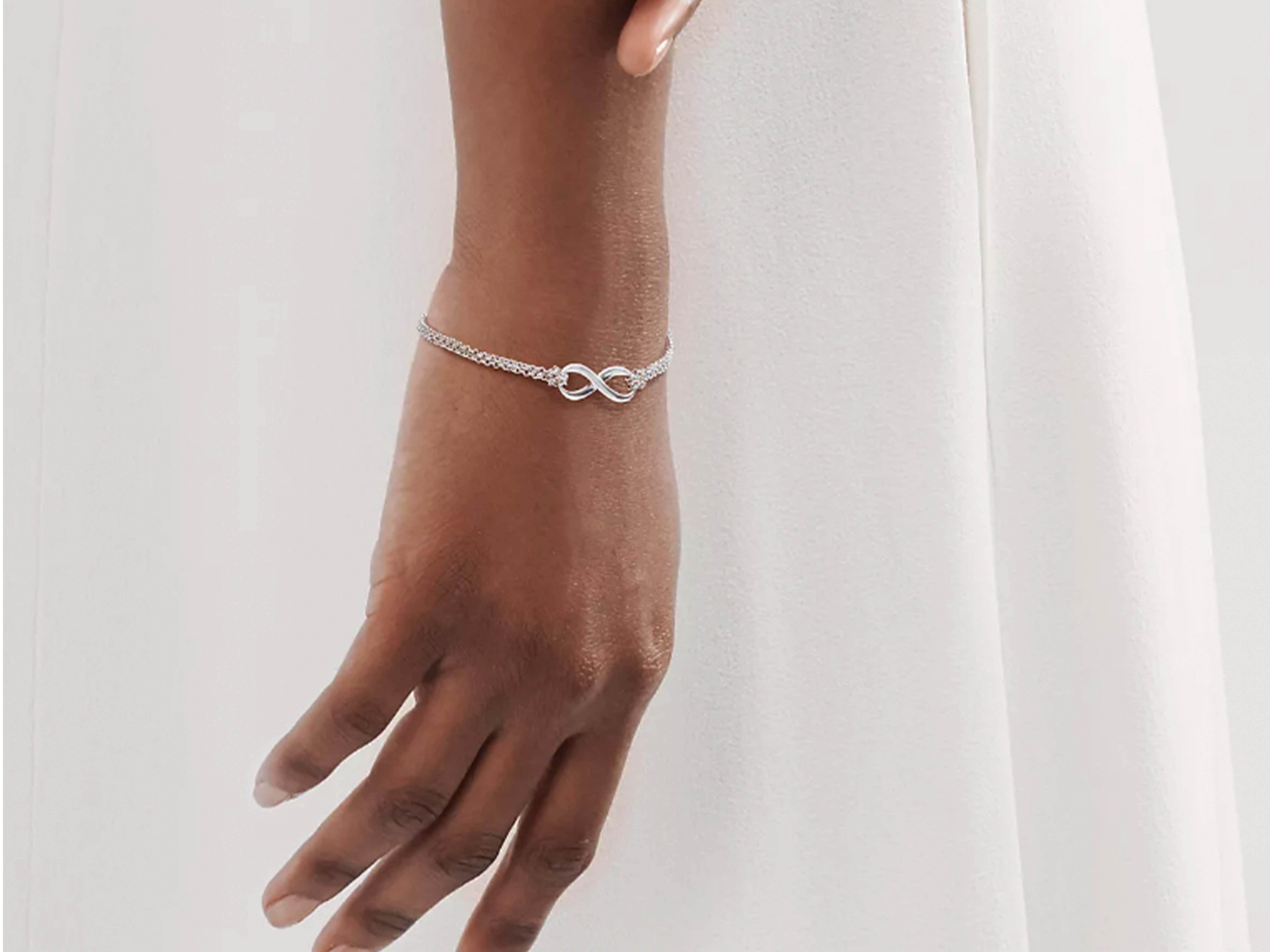 tiffany and co infinity bracelet sterling silver