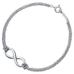 Tiffany and Co. Bracelet Infinity en argent sterling