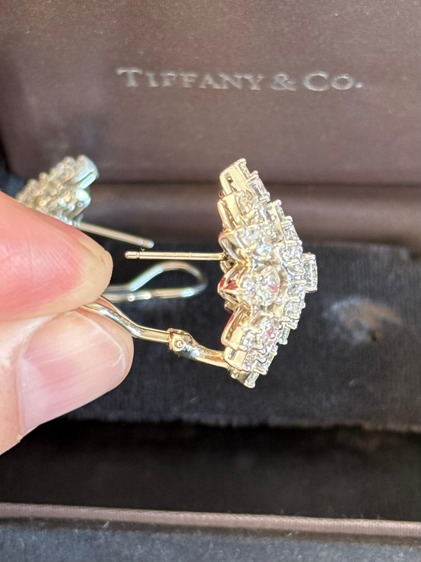 Orecchini di diamanti grandi Tiffany & Co. in vendita 7
