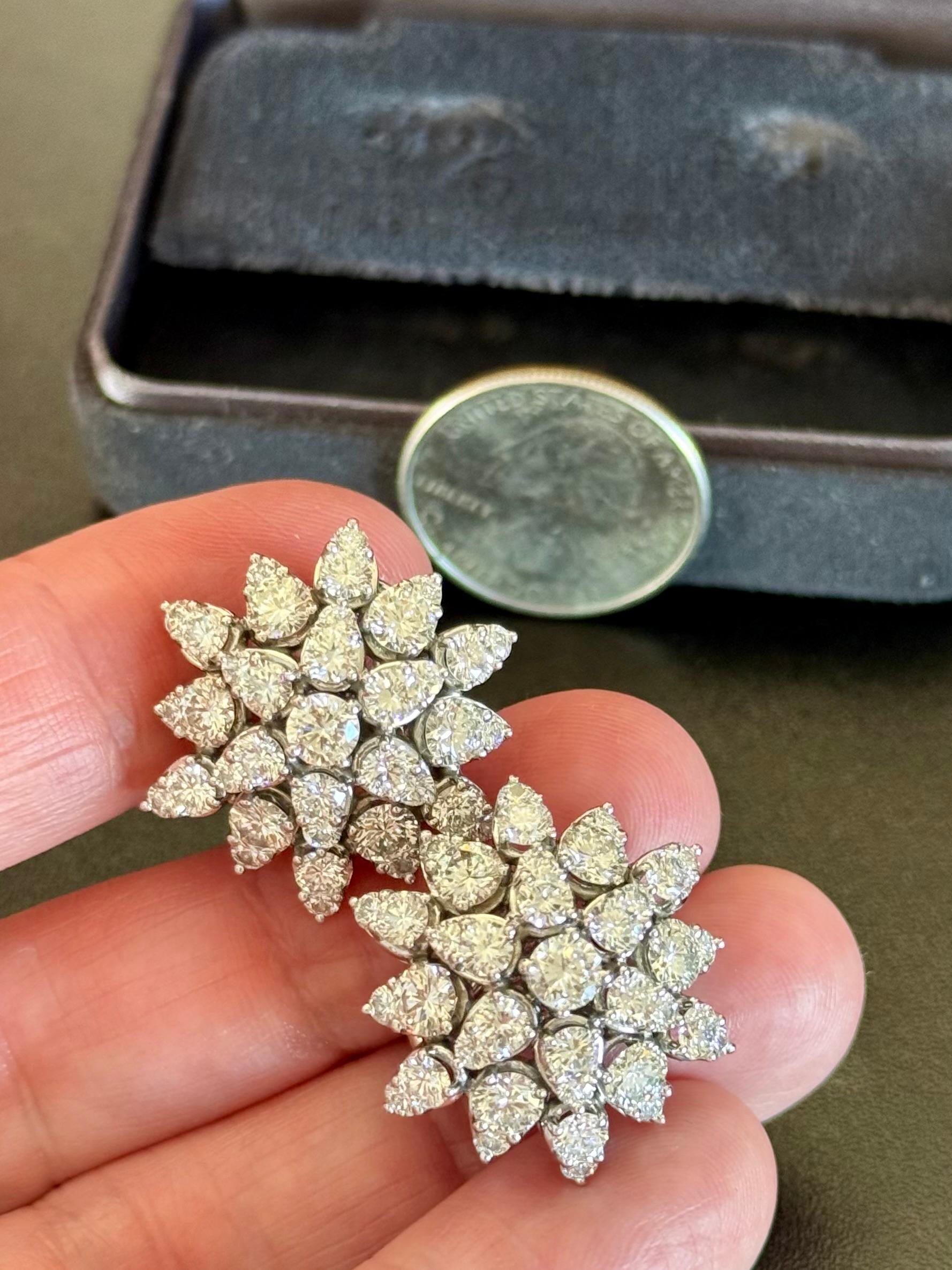 Donna Orecchini di diamanti grandi Tiffany & Co. in vendita