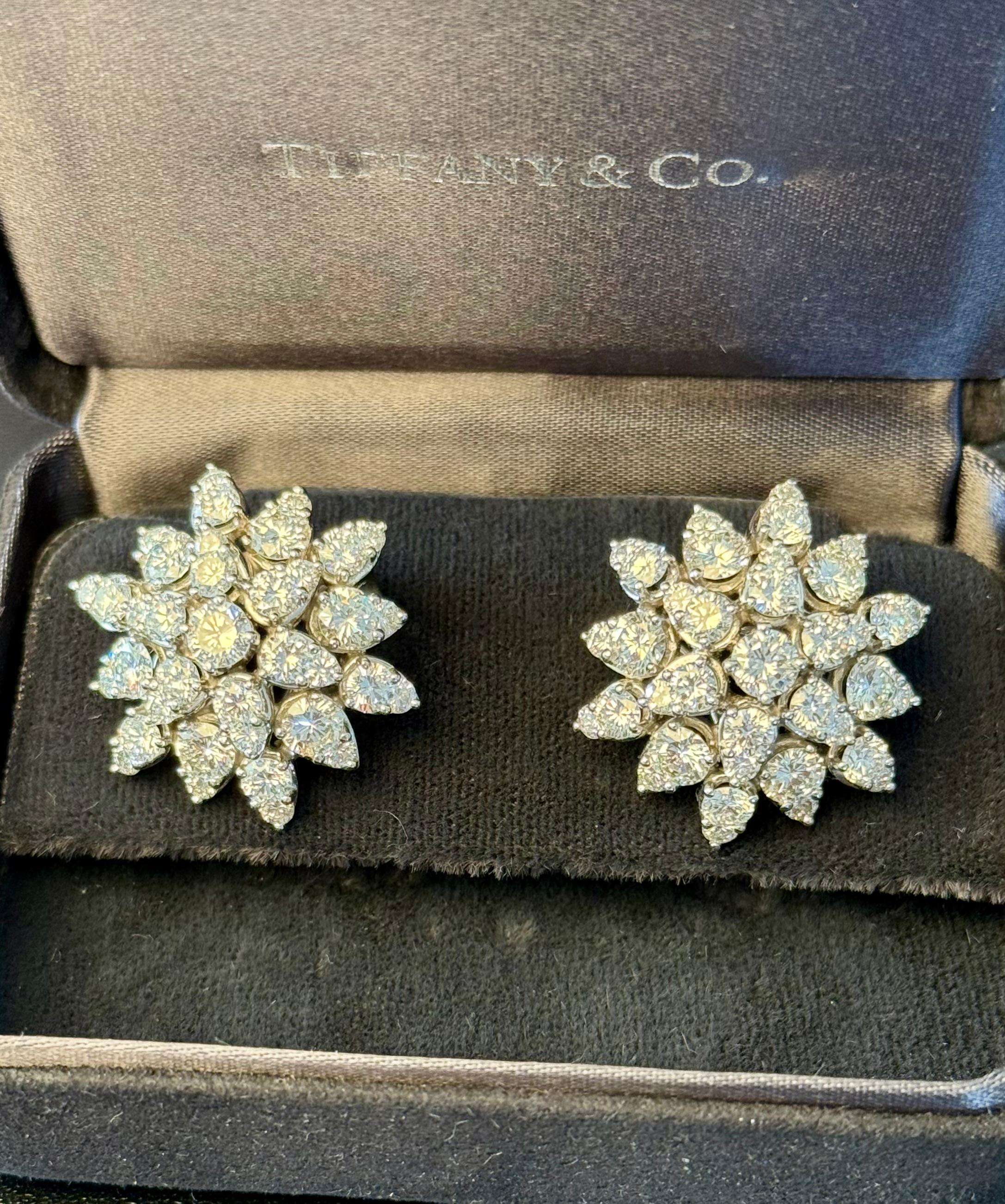 Orecchini di diamanti grandi Tiffany & Co. in vendita 2
