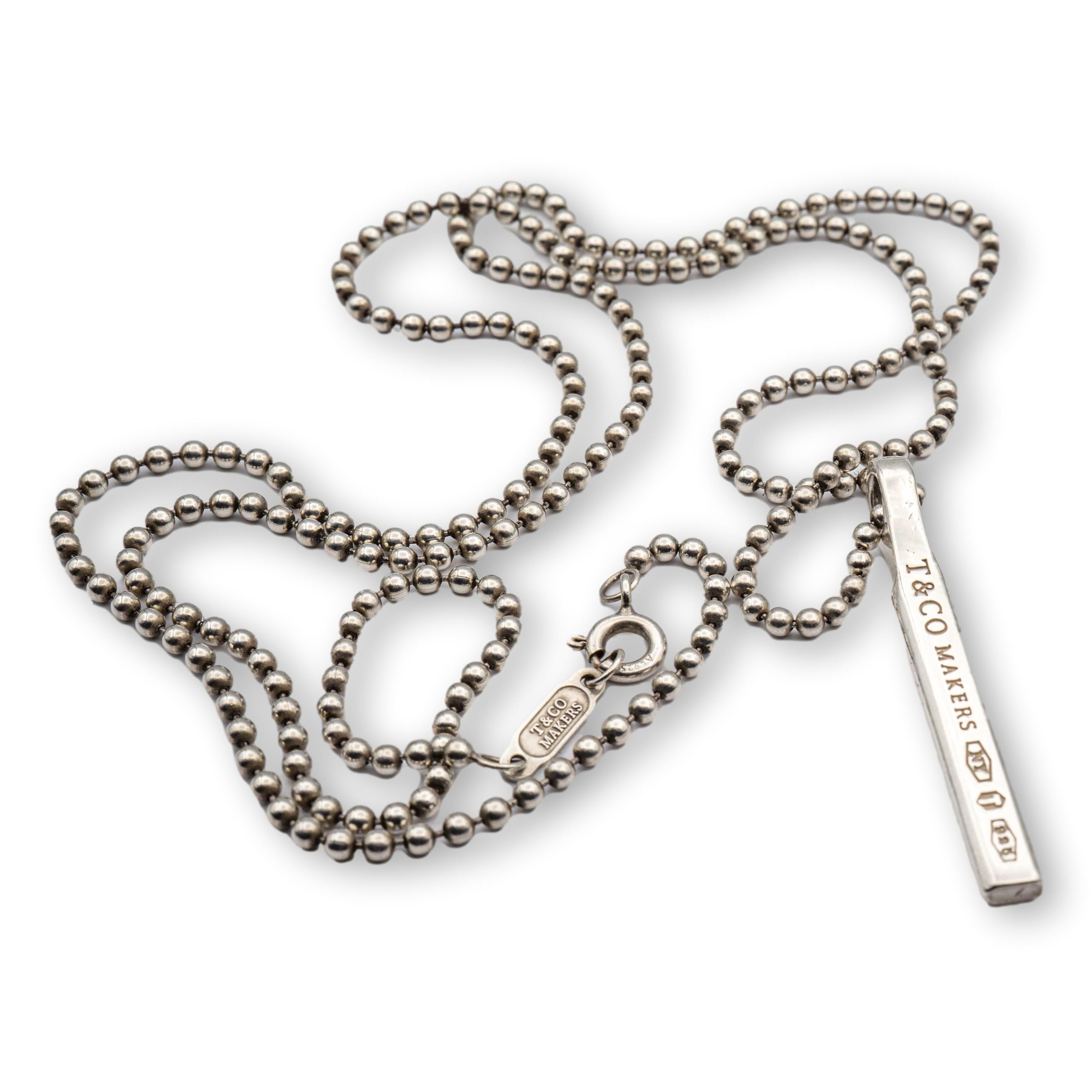 tiffany men necklace