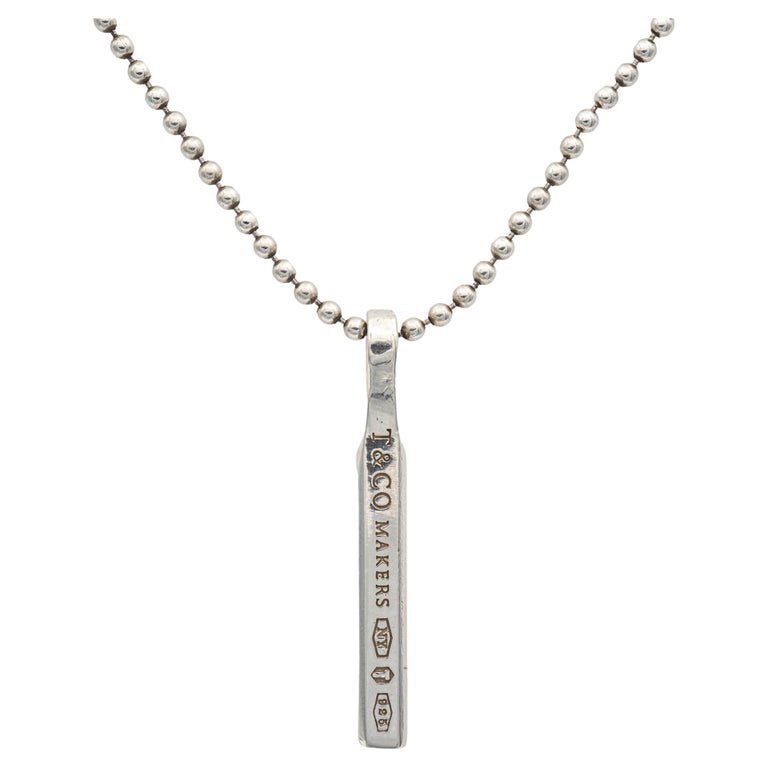 Tiffany and Co Makers Mark Silver Men's Necklace at 1stDibs | tiffany and  co makers marks, tiffany and co necklace for men, tiffany and co silver  necklace