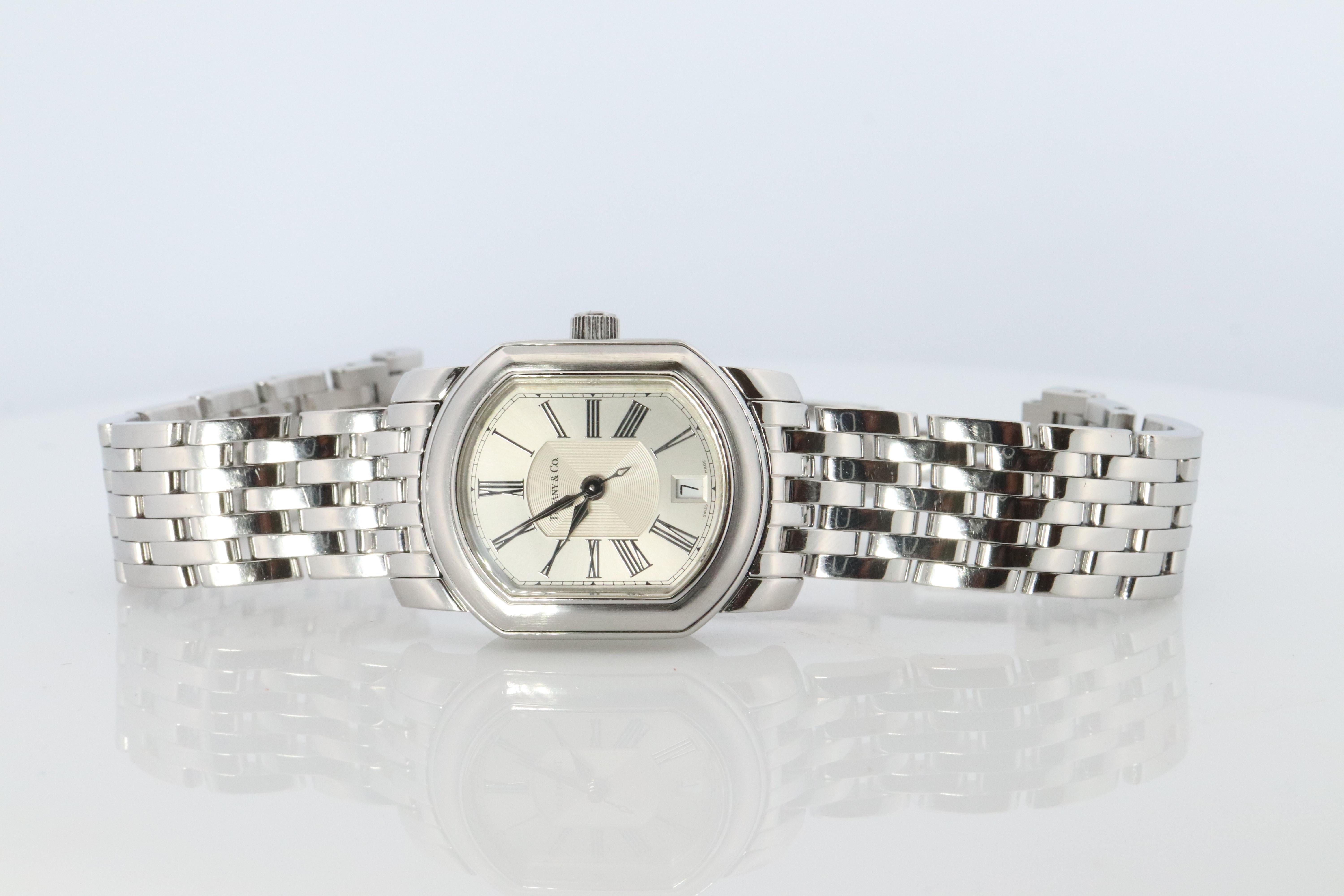 Reloj automático Mark Coupe de Tiffany & Co. Reloj Tiffany & Co Coupe para señora en venta 3