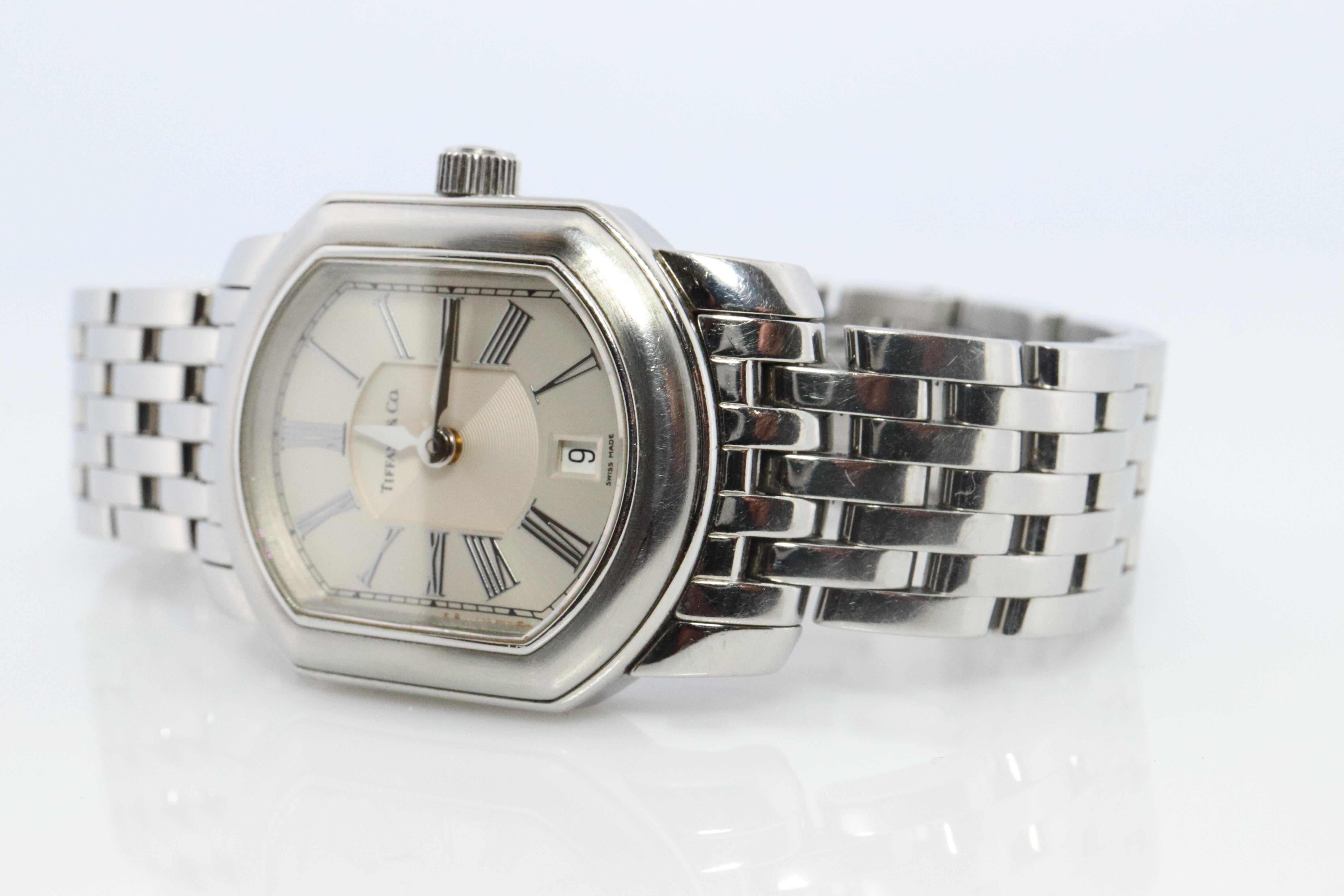Tiffany and Co Mark Coupe Watch. Ladies Tiffany and Co Coupe Wristwatch (Moderne) im Angebot