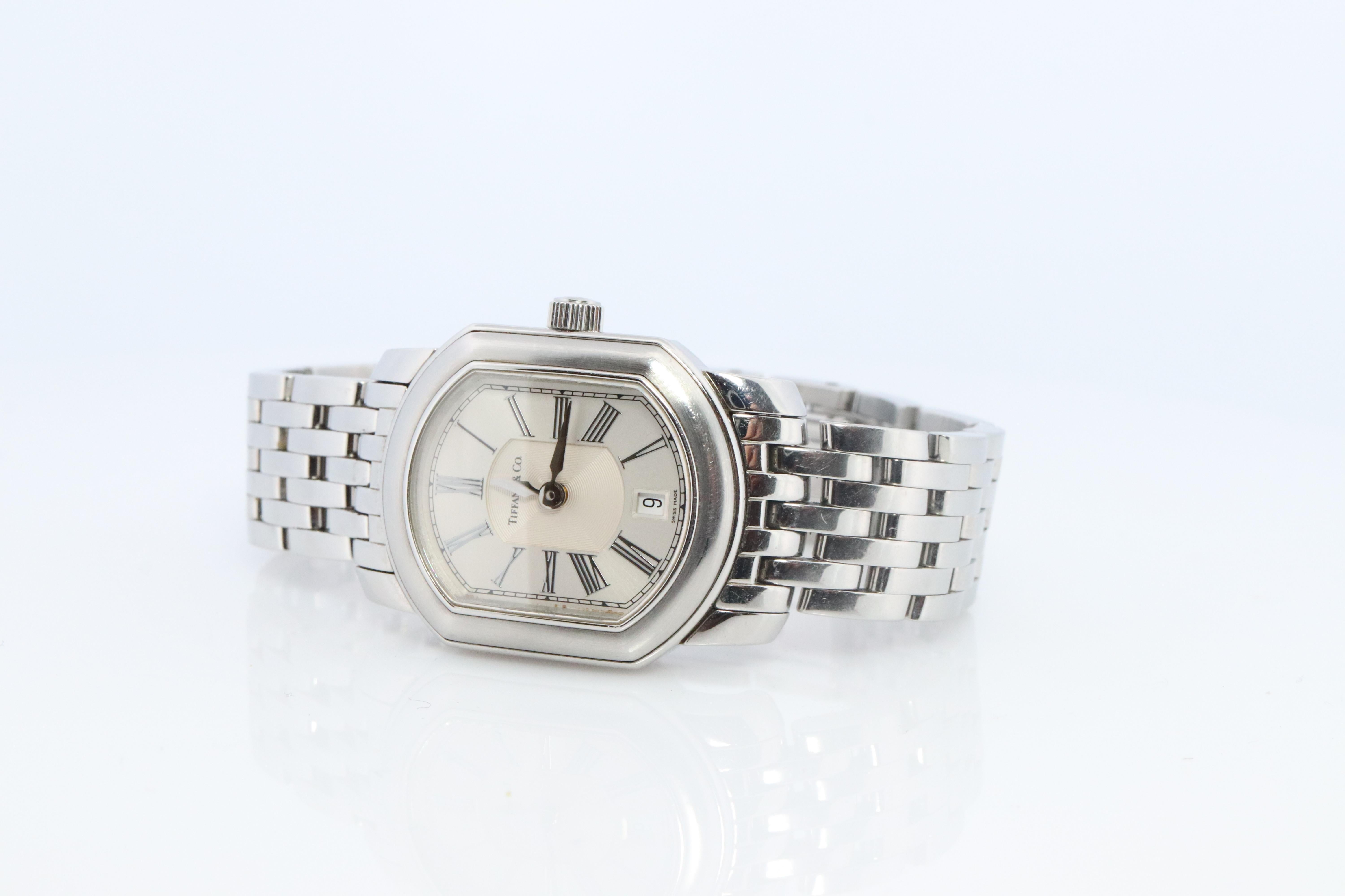 Tiffany and Co Mark Coupe Watch. Ladies Tiffany and Co Coupe Wristwatch im Zustand „Gut“ im Angebot in Port Charlotte, FL