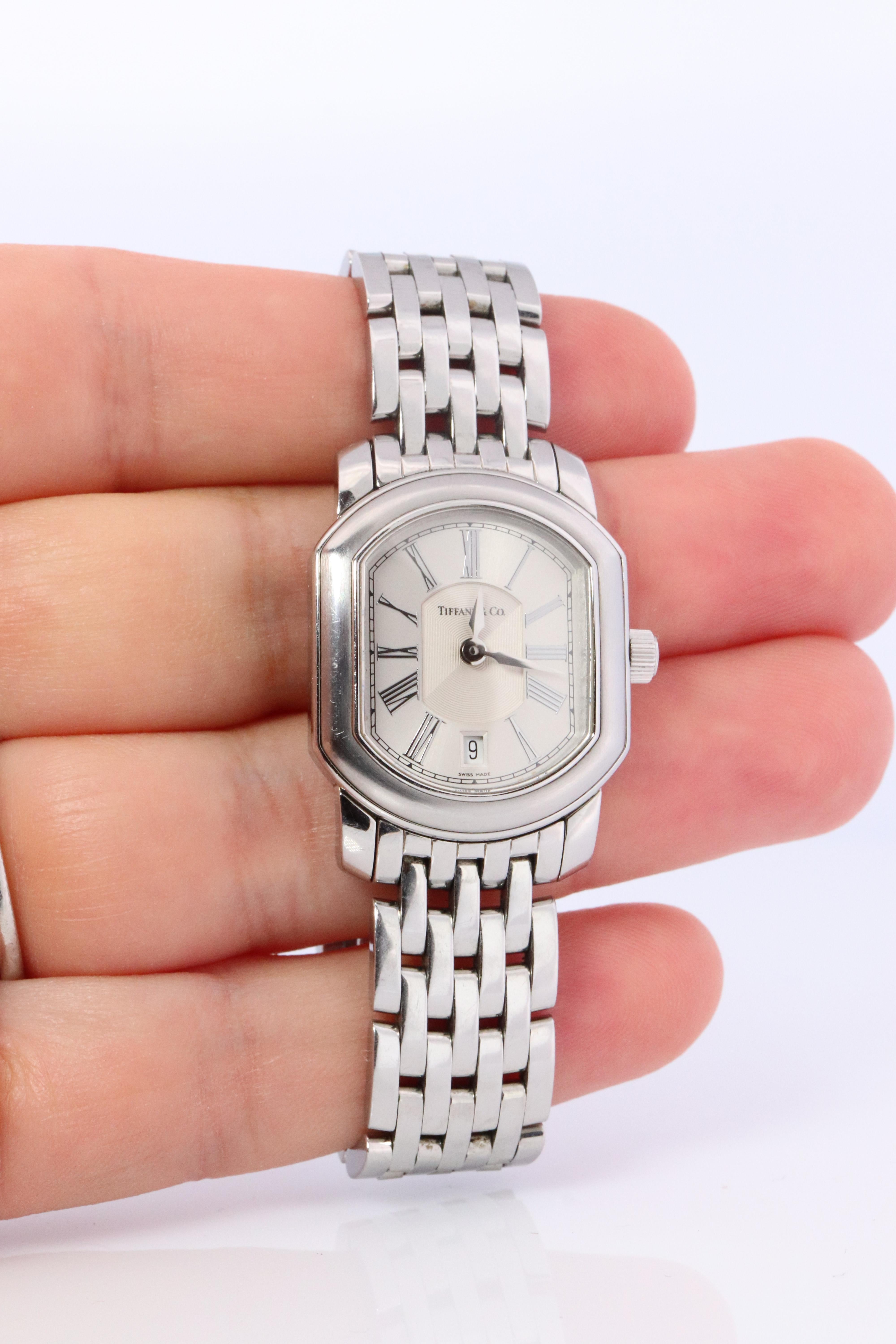 Tiffany and Co Mark Coupe Watch. Ladies Tiffany and Co Coupe Wristwatch im Angebot 3