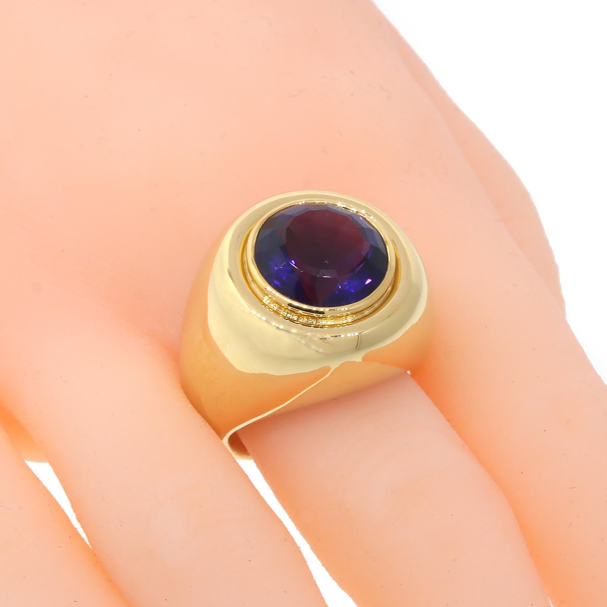Tiffany und Co. Paloma Picasso Amethyst-Ring (Rundschliff)