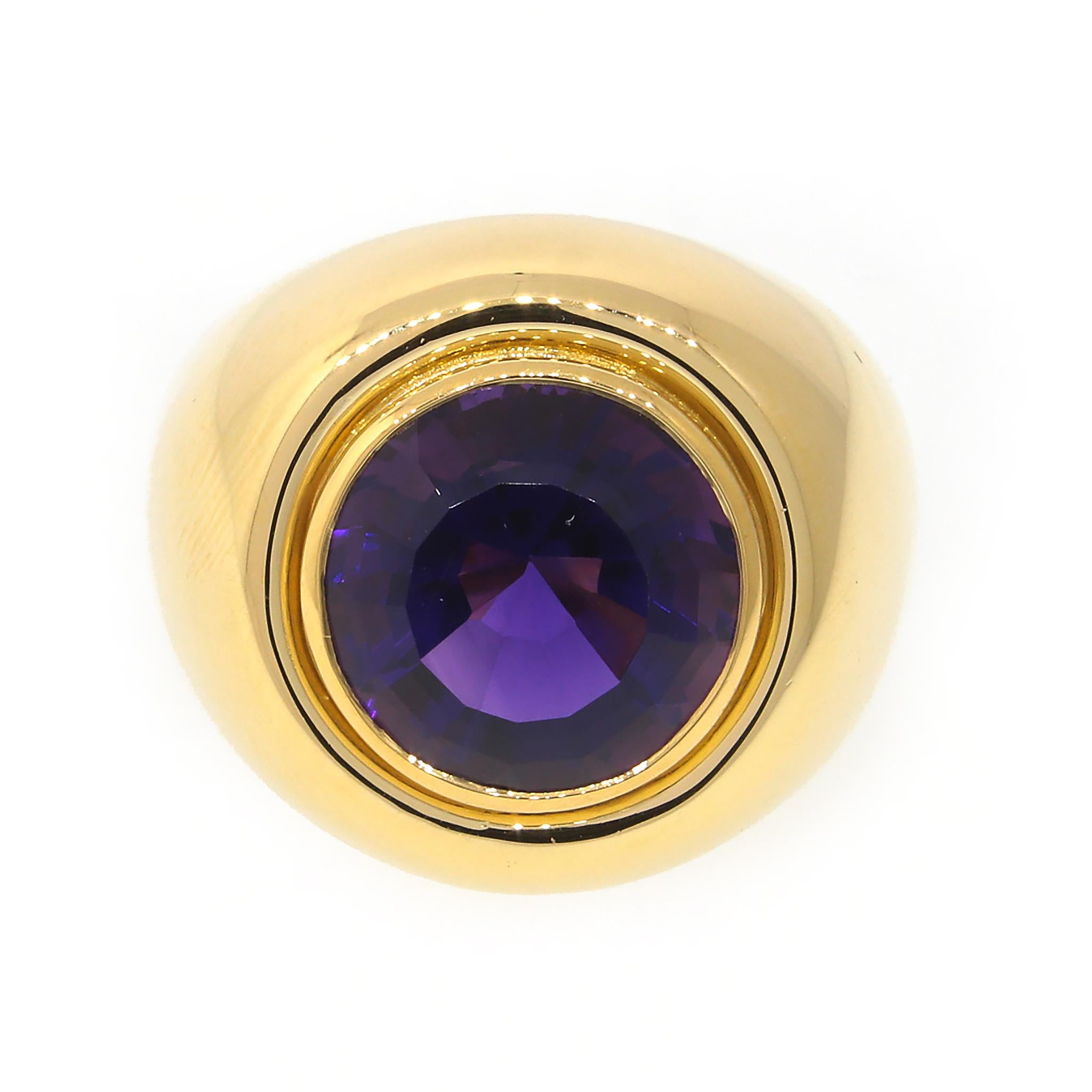 Tiffany and Co. Paloma Picasso Amethyst Ring In Good Condition In New York, NY