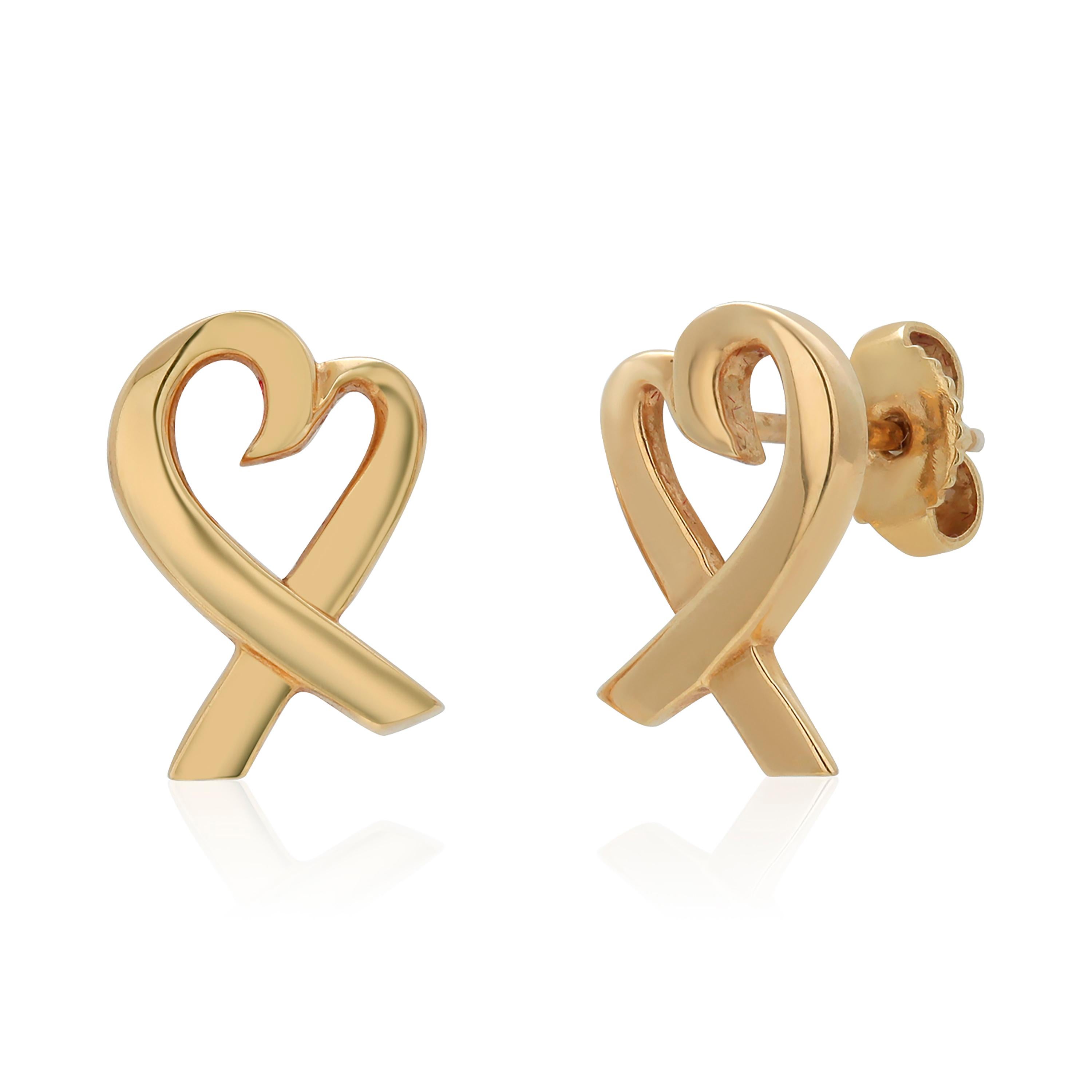 paloma picasso gold earrings