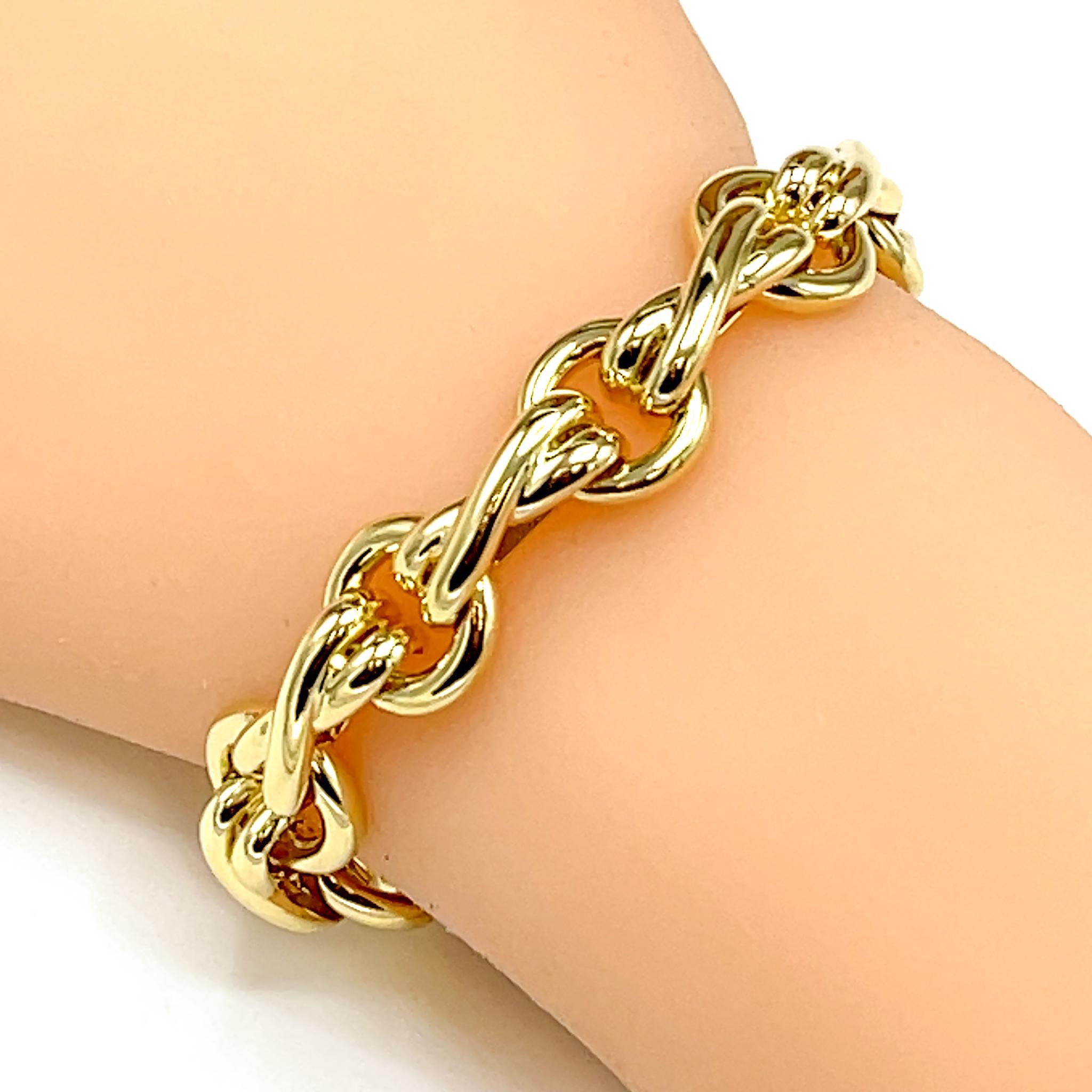 Tiffany & Co. Paloma Picasso X Link Bracelet In Excellent Condition In New York, NY