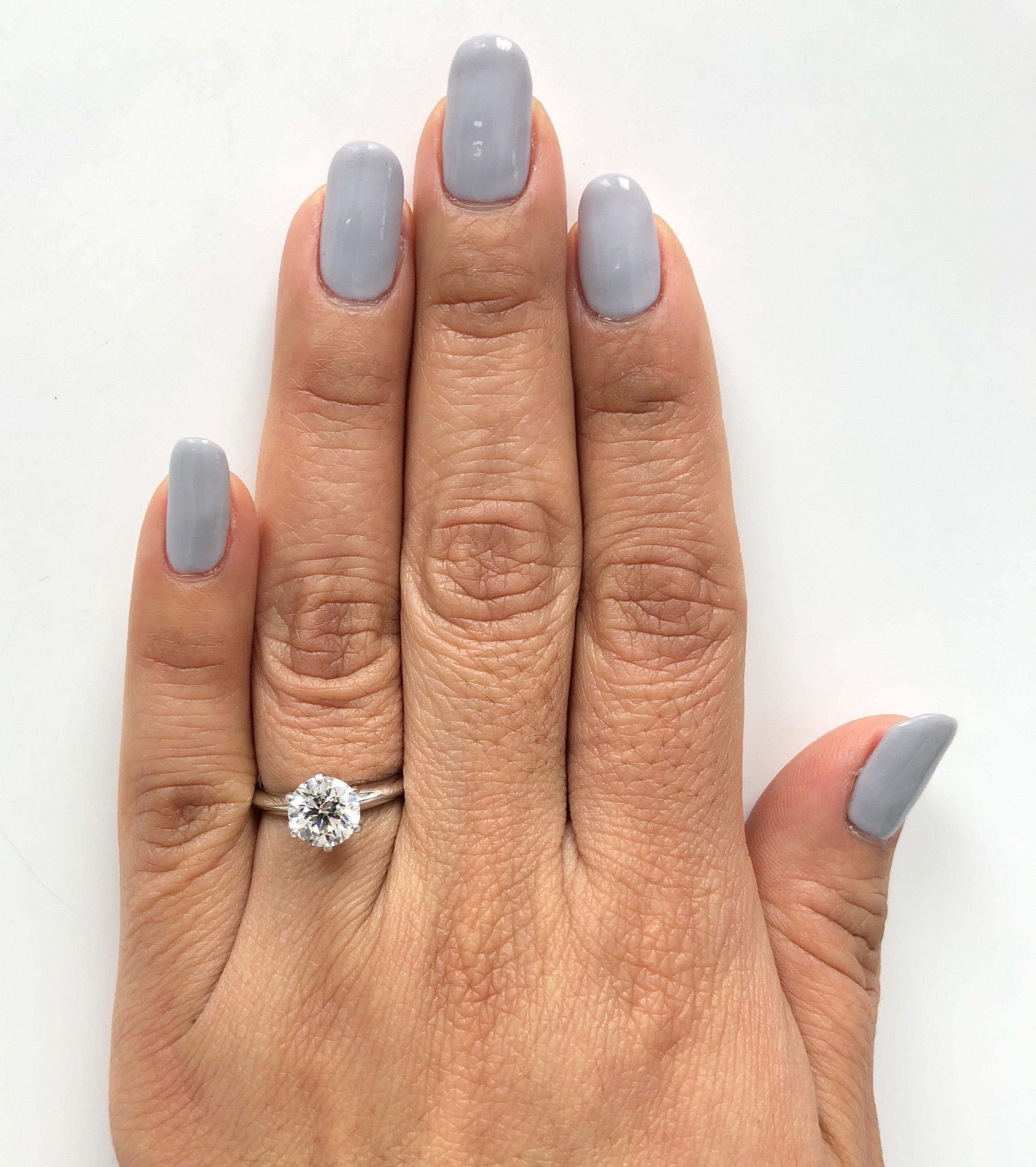 Tiffany and Co. Platinum Diamond Engagement Ring Round 1.70ct DSI1 w/Receipt 3